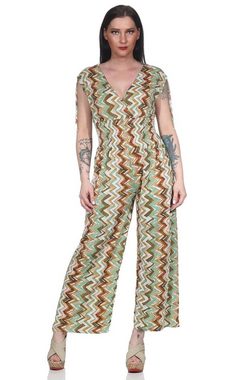 Aurela Damenmode Jumpsuit Moderner Overall für Damen Jumpsuit festlich & sommerlich für eine maximale Körpergröße bis 1,68m tragbar