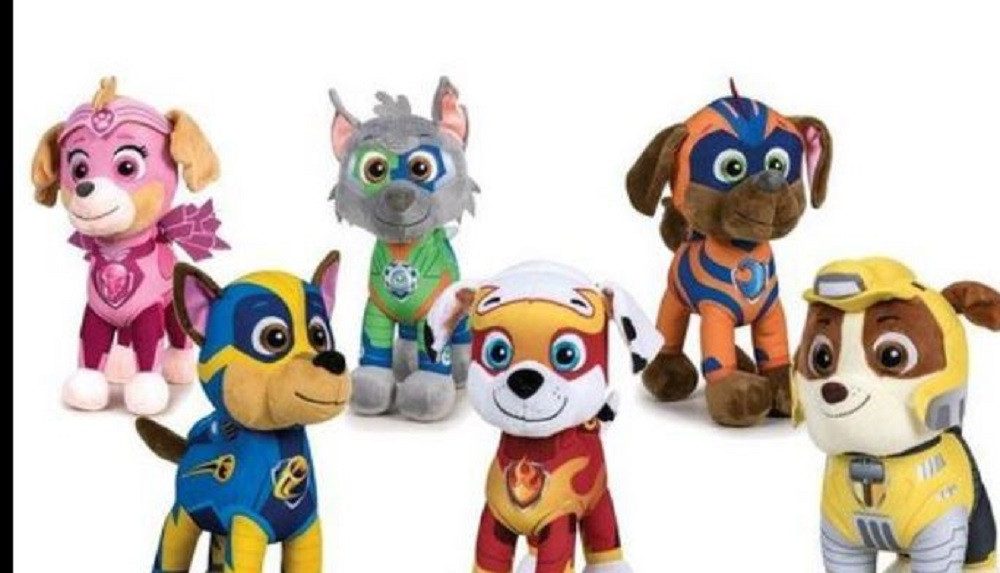 Play by Play Plüschfigur Marshall, Chase / Zuma, Skye / Rubble, Rocky Paw Patrol, Plüschhund (2-St), Plüschtiere, Stofftier, Kuscheltier / Kollektion, Geschenke