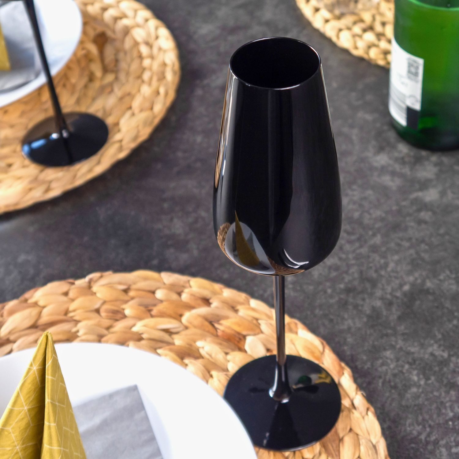 Intirilife Sektglas, 2-tlg., Glas, Champagner Sekt Glas Set 220 ml Prosecco Spülmaschinenfest (2-tlg)