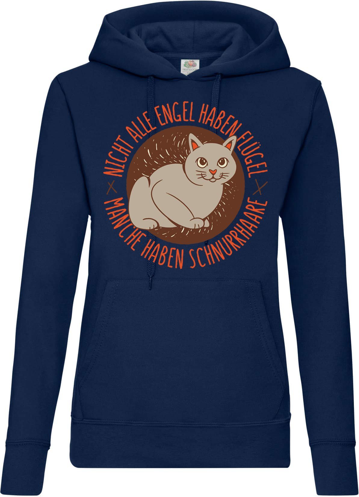 Kapuzenpullover Nicht alle Engel haben Flügel Damen Hoodie Pullover
