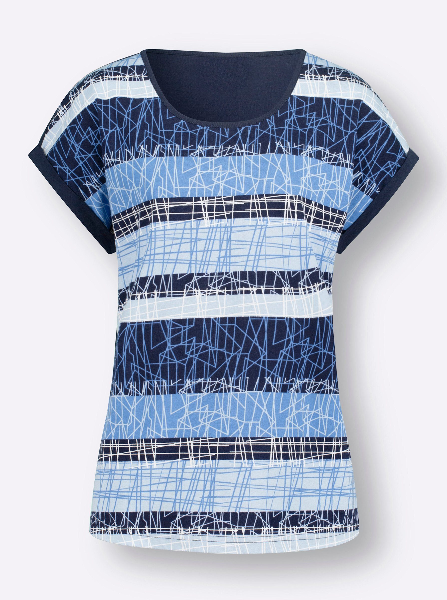 Sieh an! T-Shirt Kurzarm-Shirt Extra kurz
