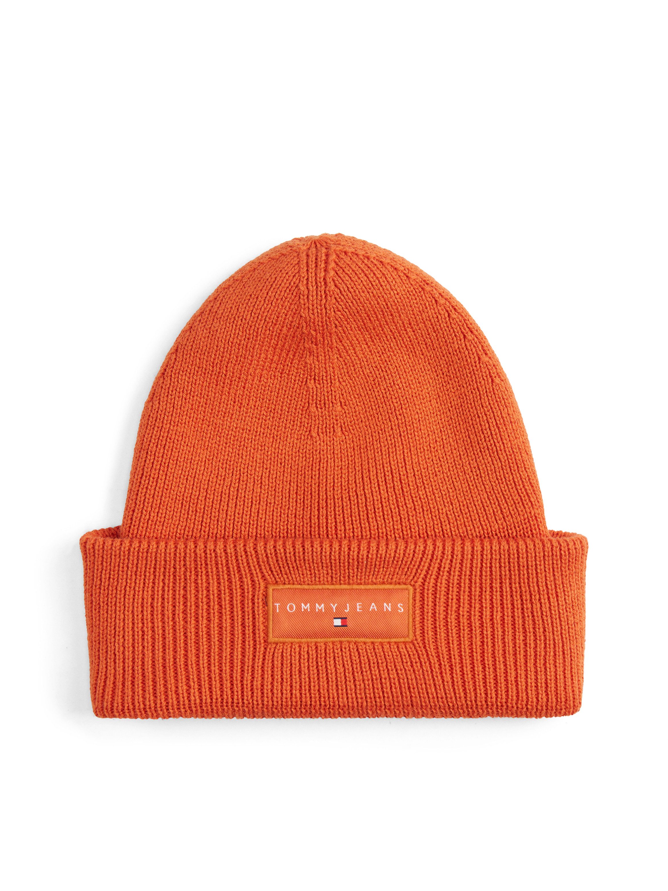 Tommy Jeans Beanie TJM LINEAR in Grobstrick, mit Umschlag günstig online kaufen