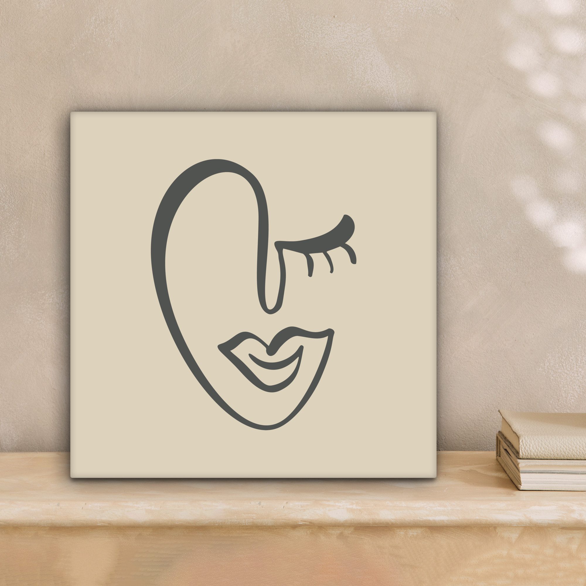 OneMillionCanvasses® Leinwandbild Frau - Gesicht - günstig online kaufen