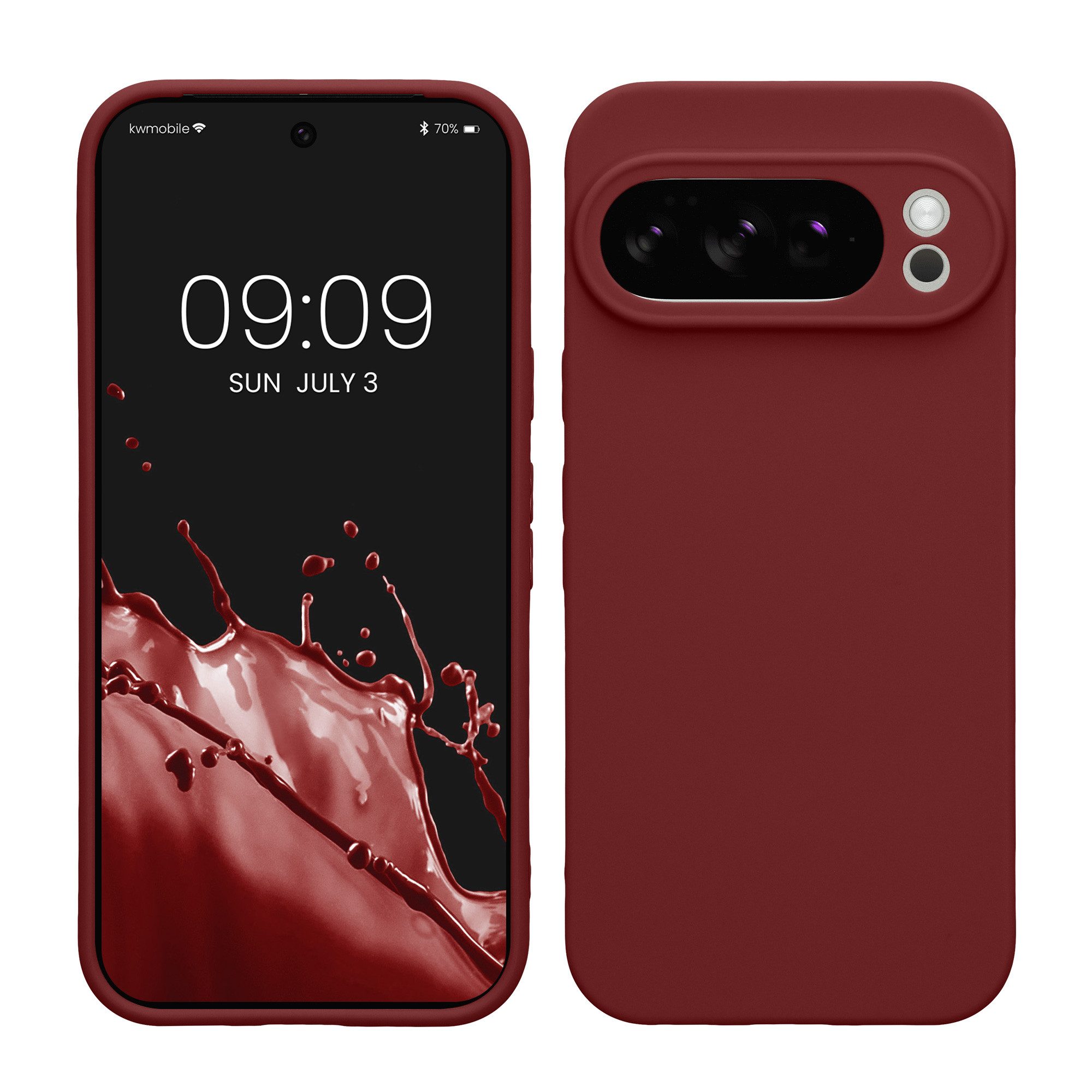 kwmobile Smartphone-Hülle Handyhülle für Google Pixel 10 Pro Hülle, Weiches Handy Silikon Case - Schutzhülle Cover