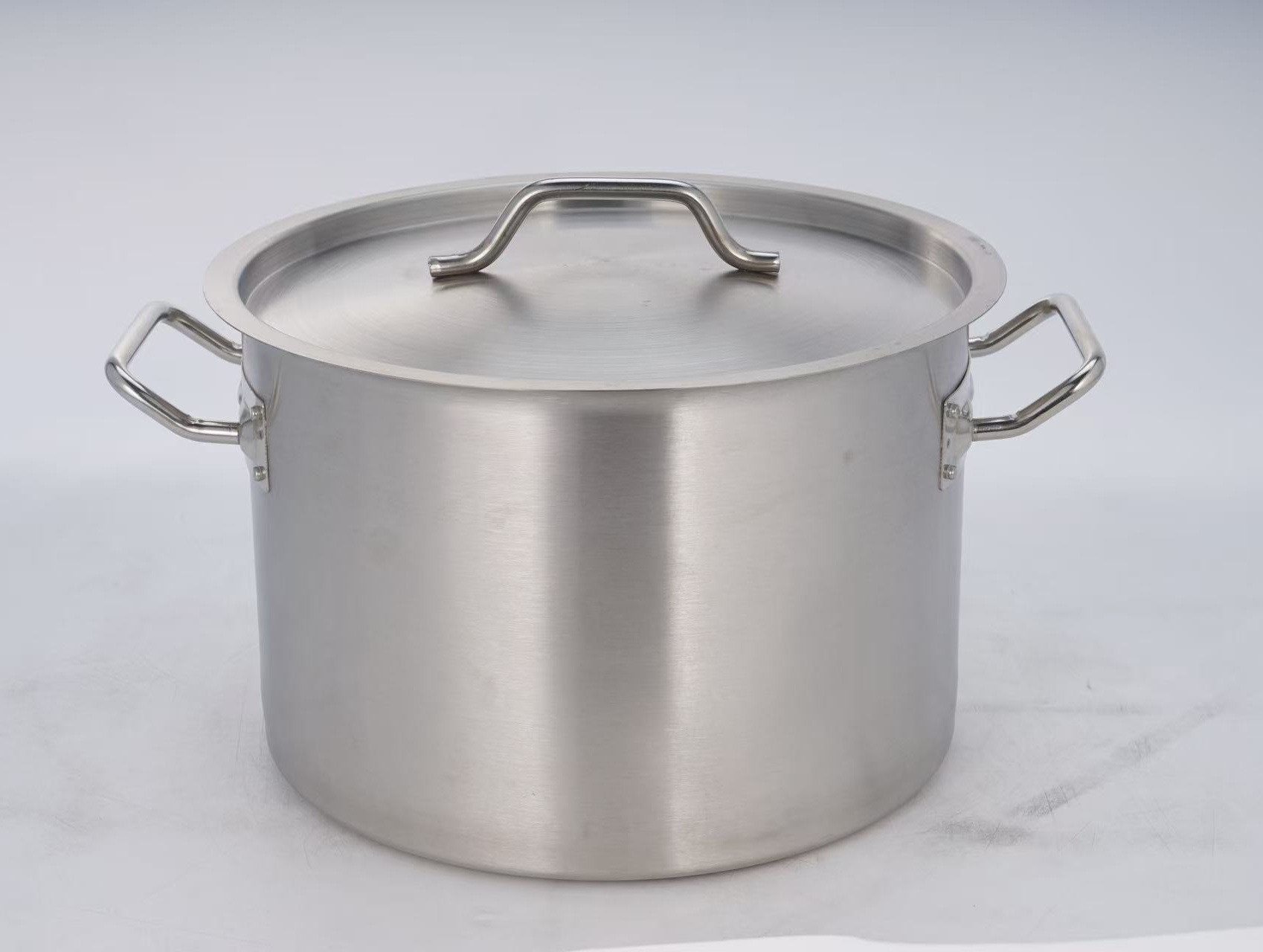 Cheffinger Kochtopf, Edelstahl (1-tlg), XXL Edelstahl Kochtopf mit Deckel mit Antihaftbeschichtung