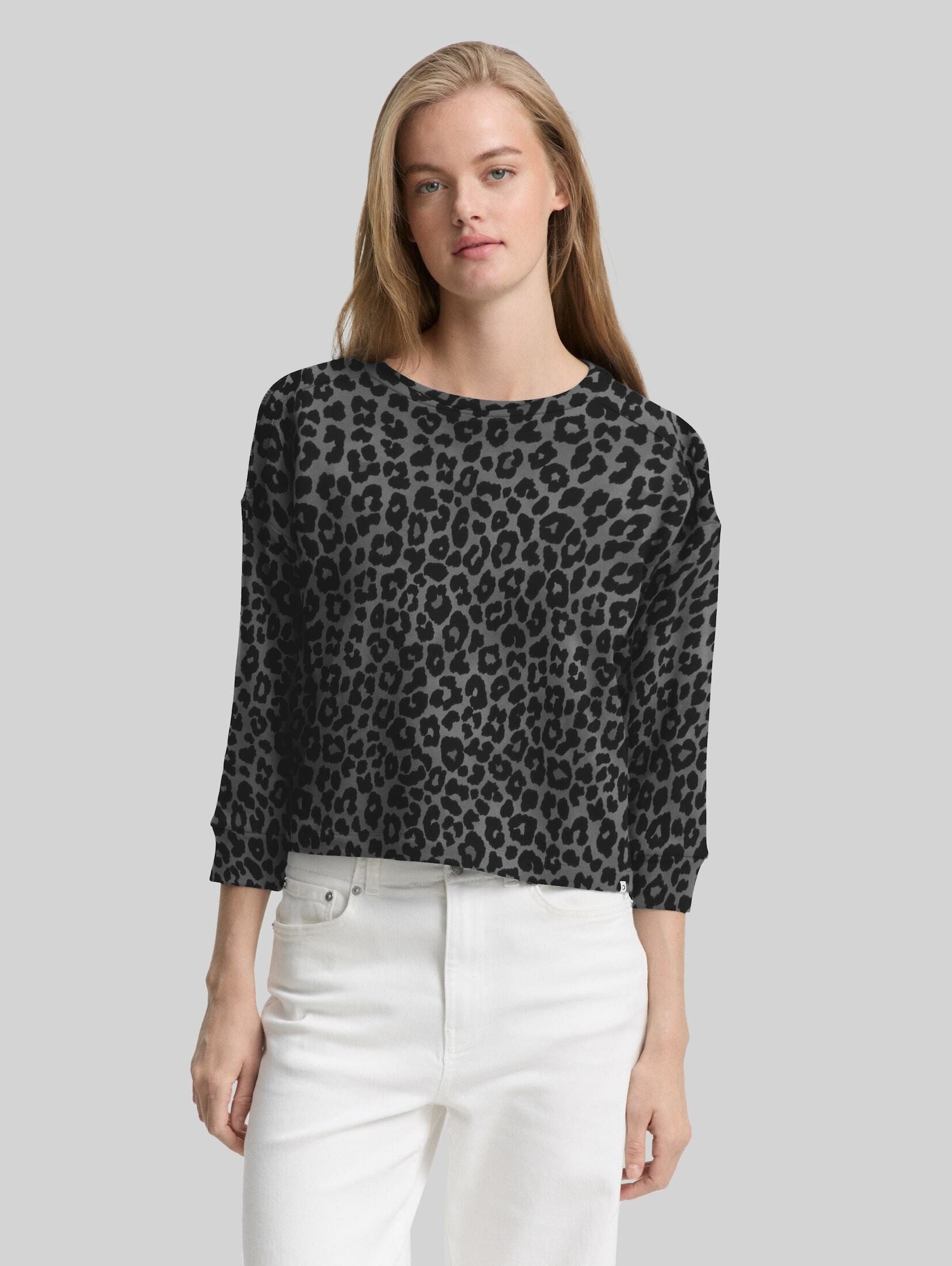 TOM TAILOR Denim Sweatshirt Strick & Sweatshirts Sweatshirt mit 7/8-Arm