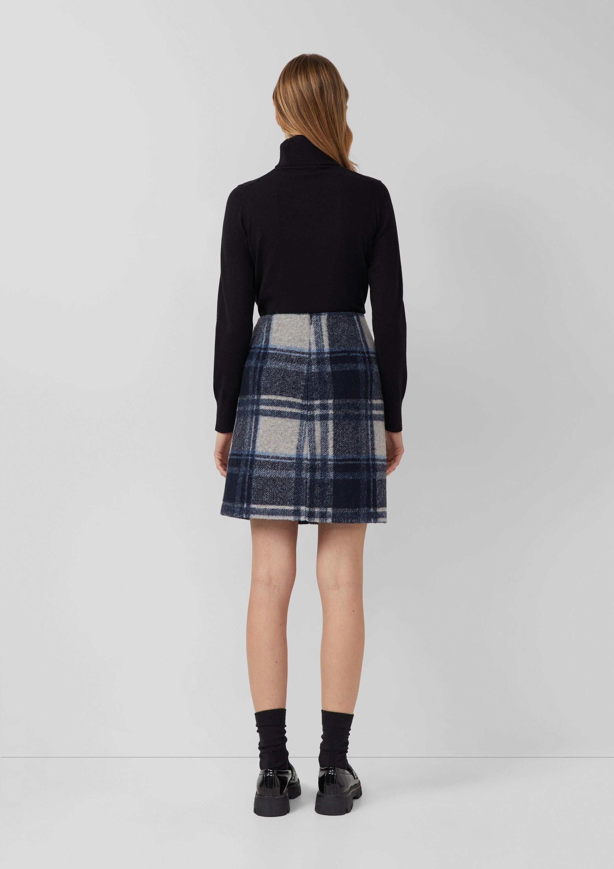 s.Oliver Longpullover Strickpullover Rollkragenpullover aus Viskosemix