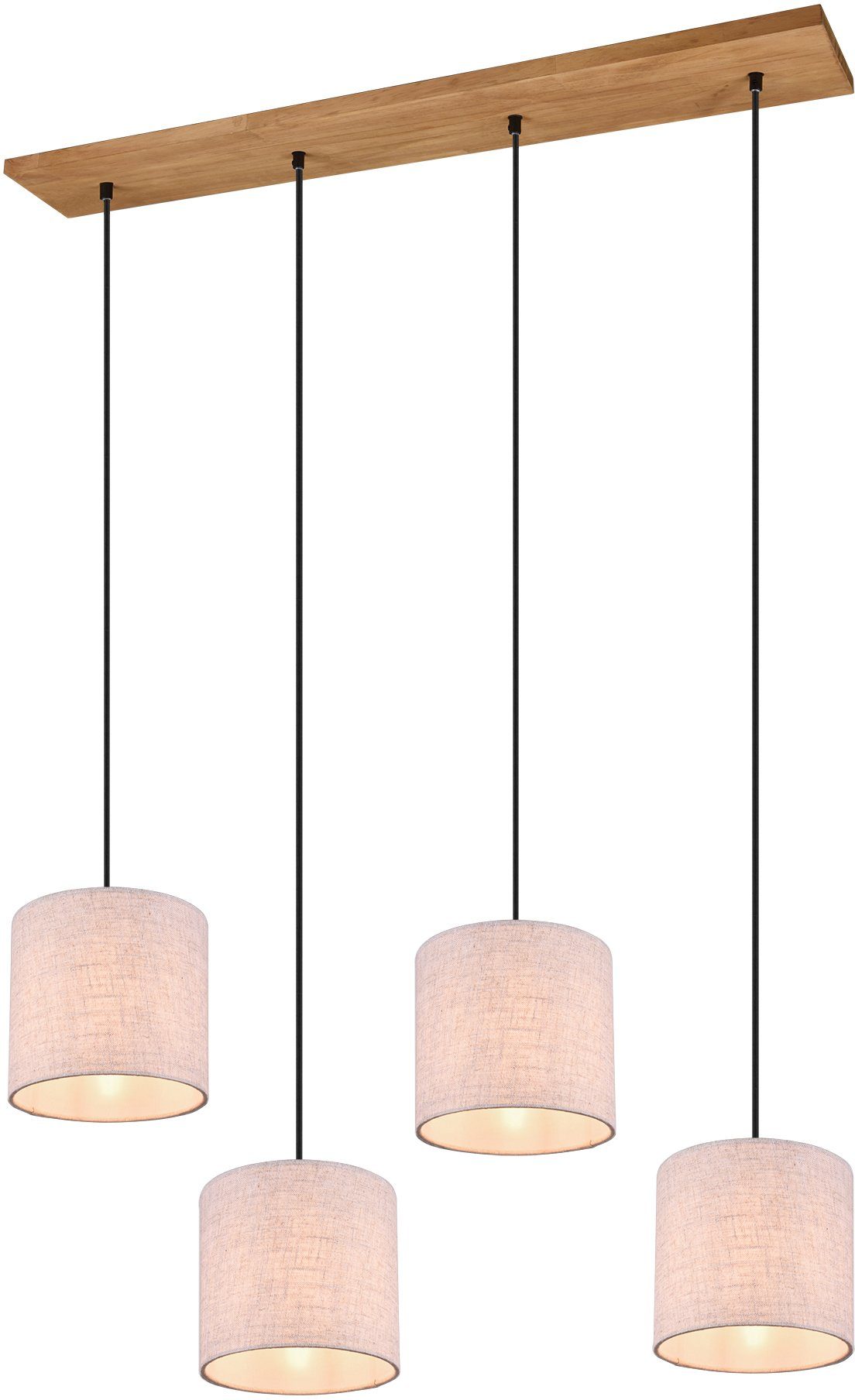 TRIO Leuchten Pendelleuchte Elmau, ohne Leuchtmittel, Hängeleuchte, Hängelampe, Leuchtmittel tauschbar