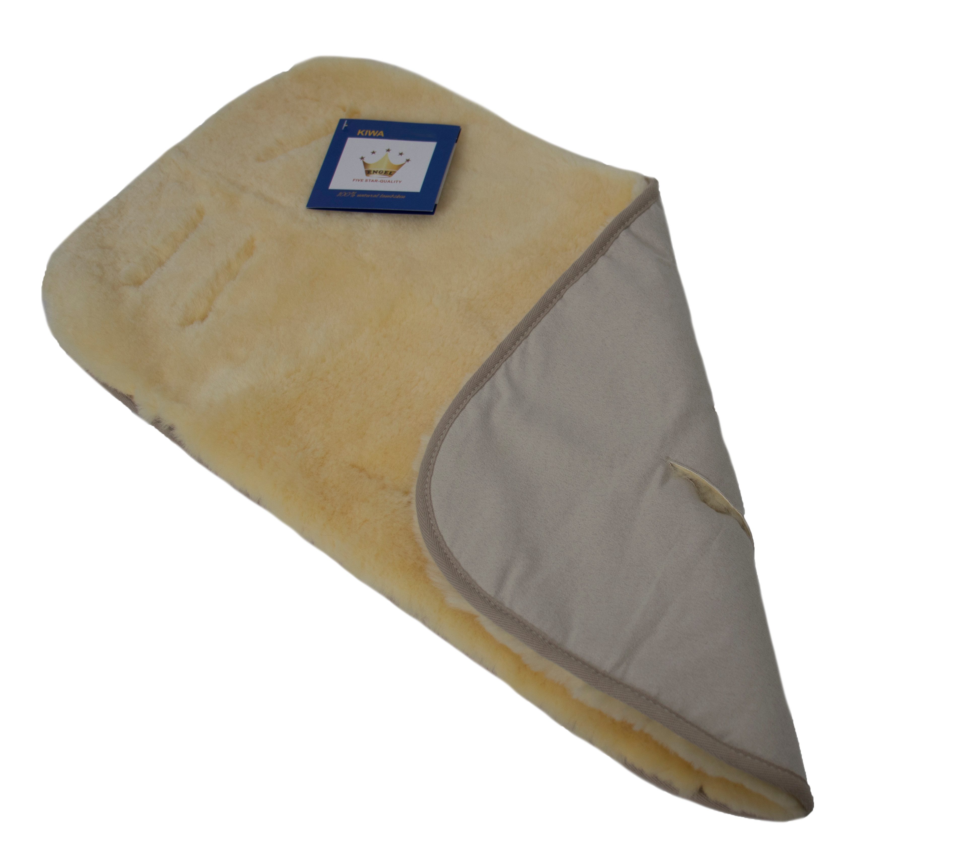 Reissner Lammfelle Kinderwagen-Sitzauflage Kinderwagen Einlage KIWA Basic echtes Merino Lammfell