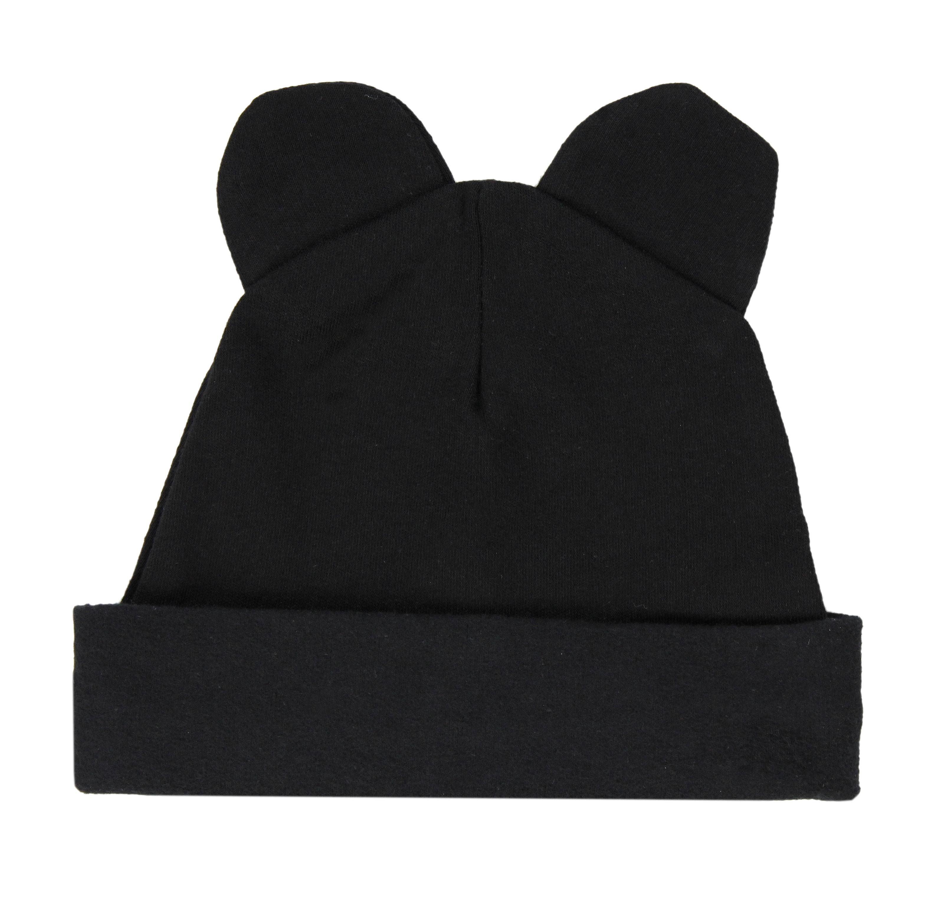 TupTam Erstausstattungspaket Baby Kleidung Strampelhose / Set Bekleidungsset Panda Schwarz Body Mütze Grau
