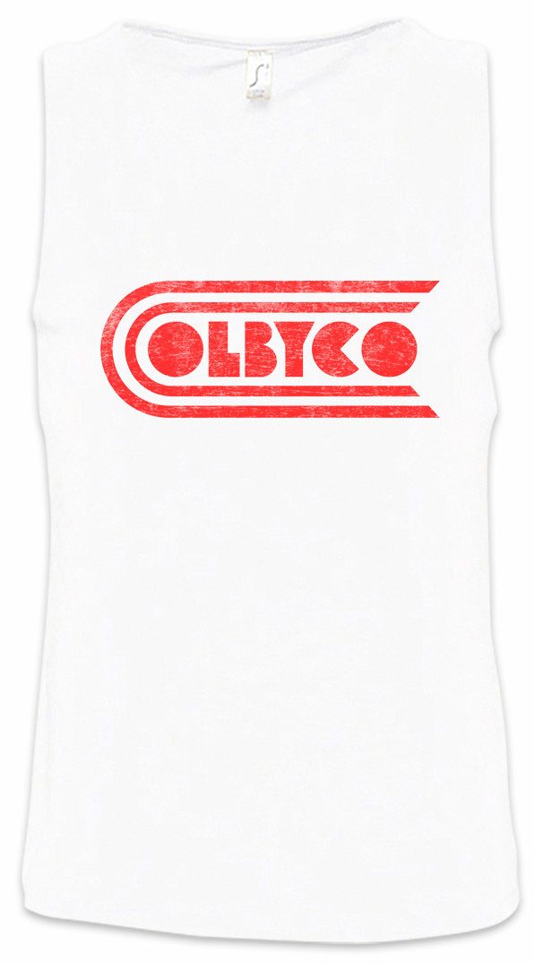 Tanktop Olbyco Ärmelloses T-Shirt Denver Symbol Sign Firma Company Logo
