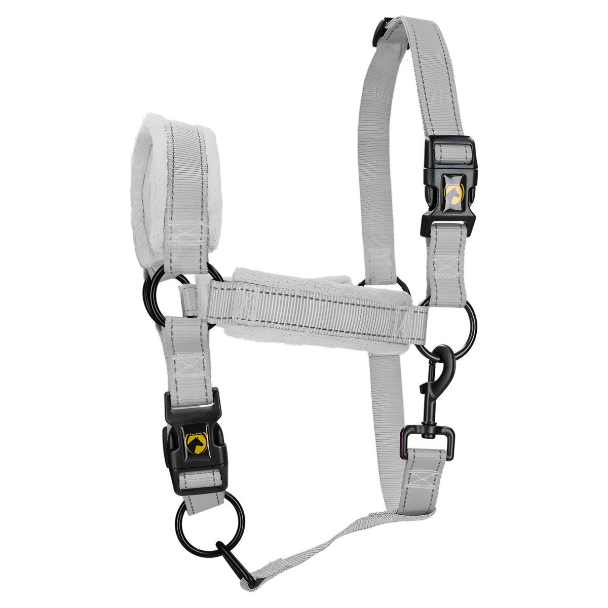 Holland Animal Care Pferdestirnriemen Excellent Horse Superior Halfter grau
