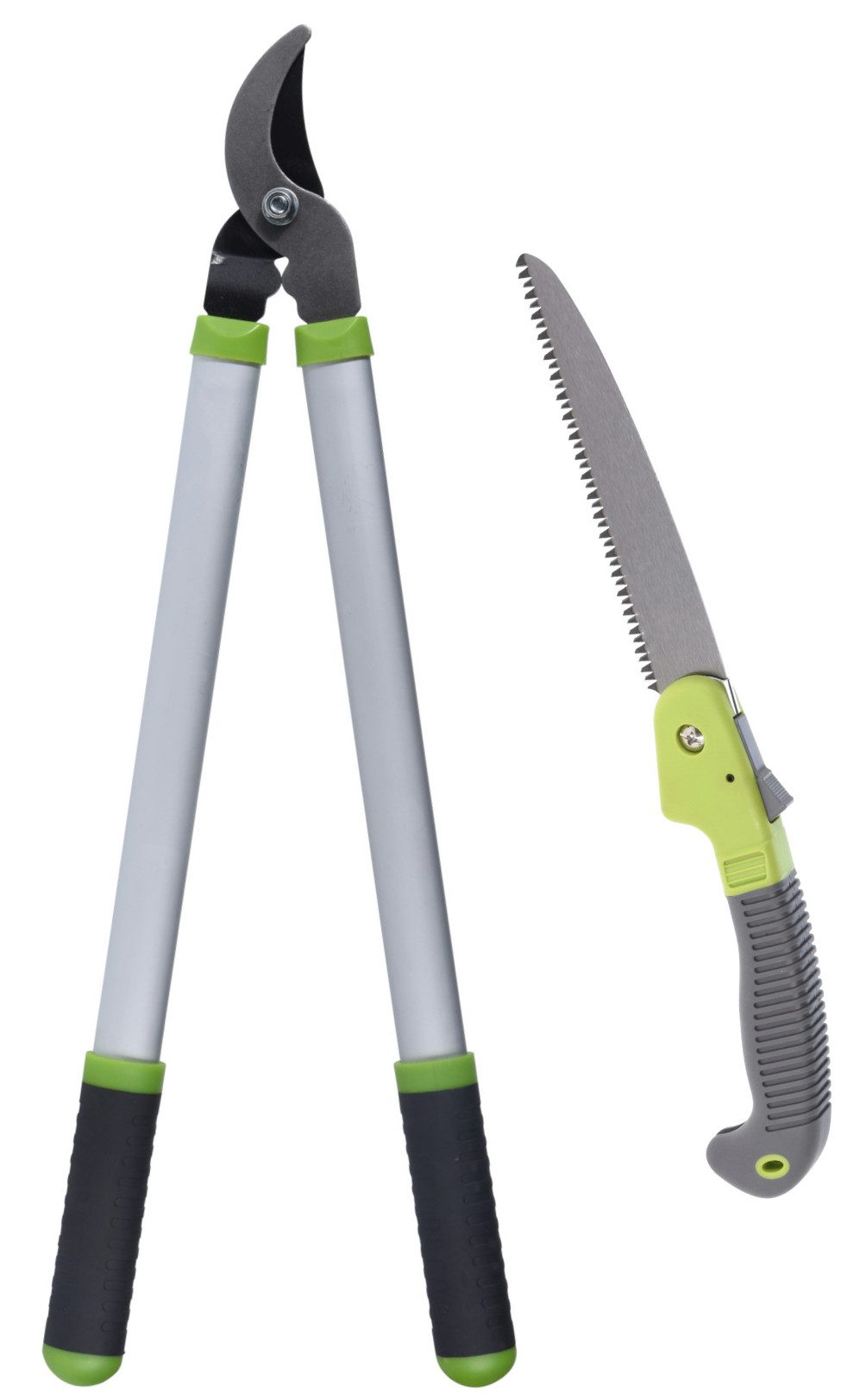 Progarden Gartenschere 2 x Gartengeräte Scheren Astschere Gartensäge Set Ga günstig online kaufen