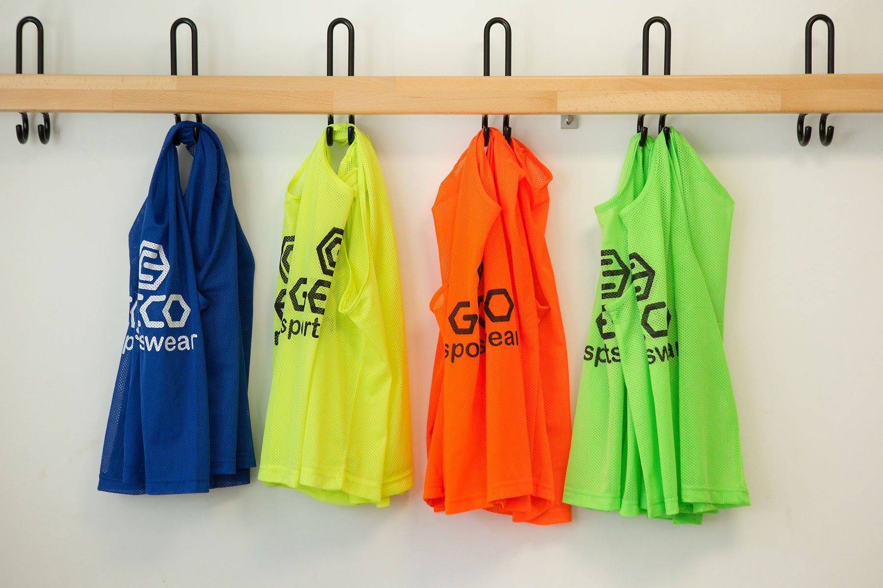 Geco Sportswear Trainingsleibchen Geco Trainingsleibchen Neon Farben Markierungshemdchen Neon grün