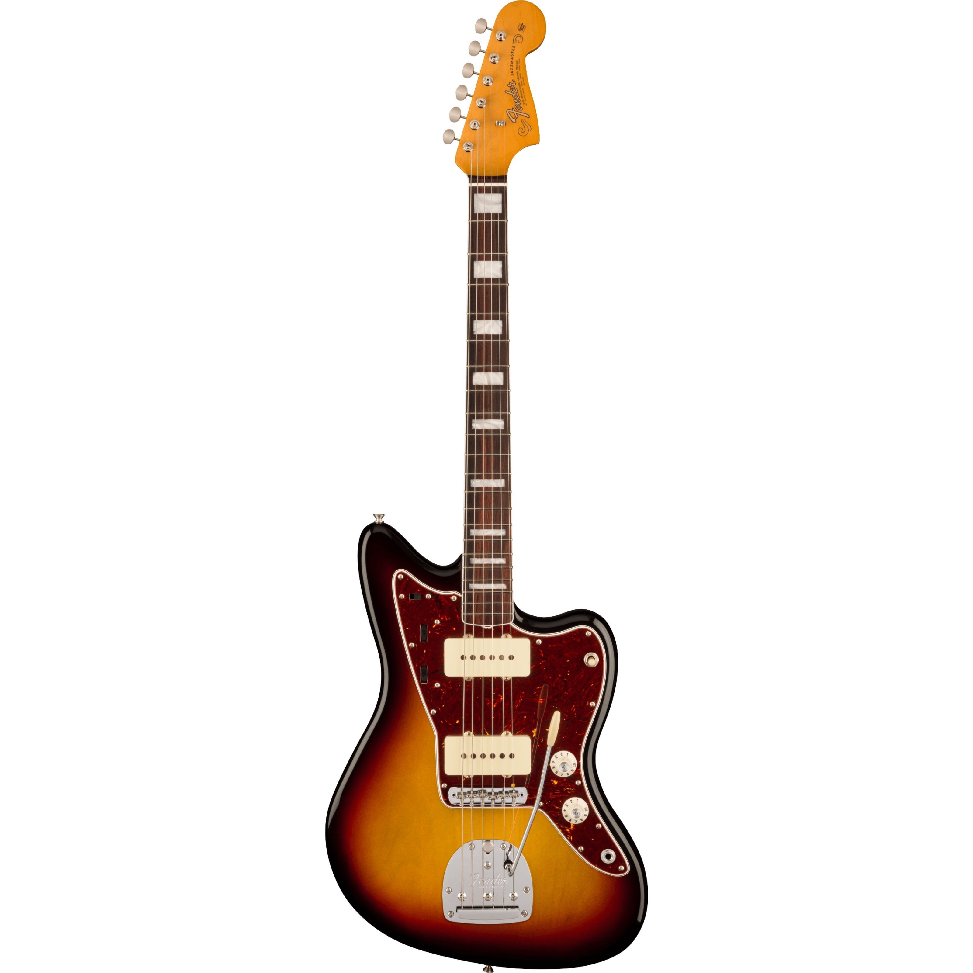 Fender E-Gitarre, E-Gitarren, Andere Modelle, American Vintage II 1966 Jazzmaster RW 3-Color Sunburst - E-Gitarre