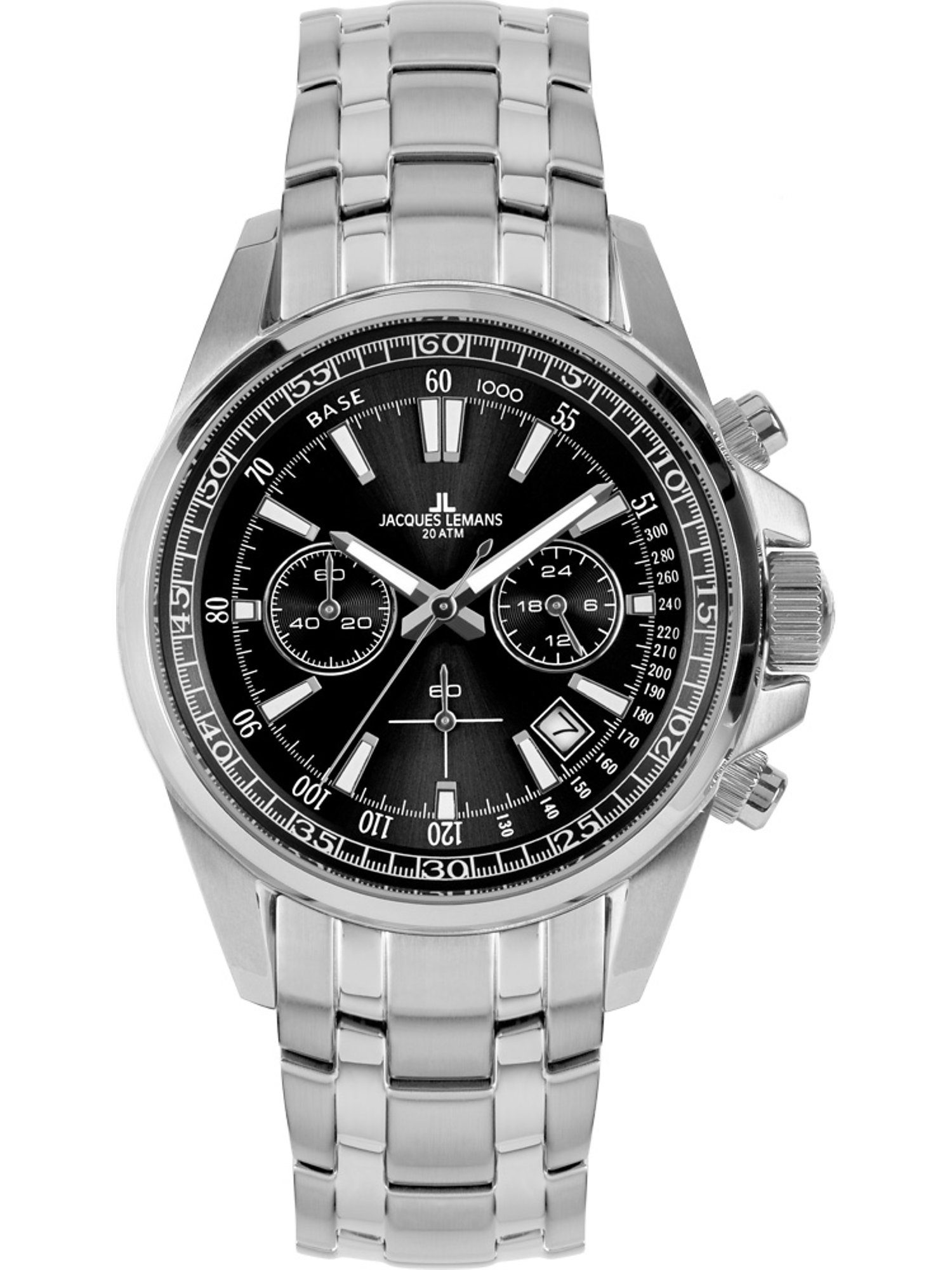 Jacques Lemans Chronograph »Jacques Lemans Herren-Uhren Analog Quarz ...