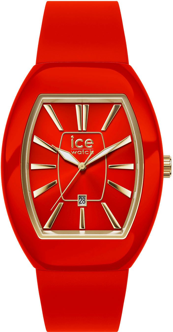 ice-watch Quarzuhr ICE boliday - Dome - Small - 3H + Date 024542, Armbanduhr, Damenuhr, Silikonarmband, Datum, analog