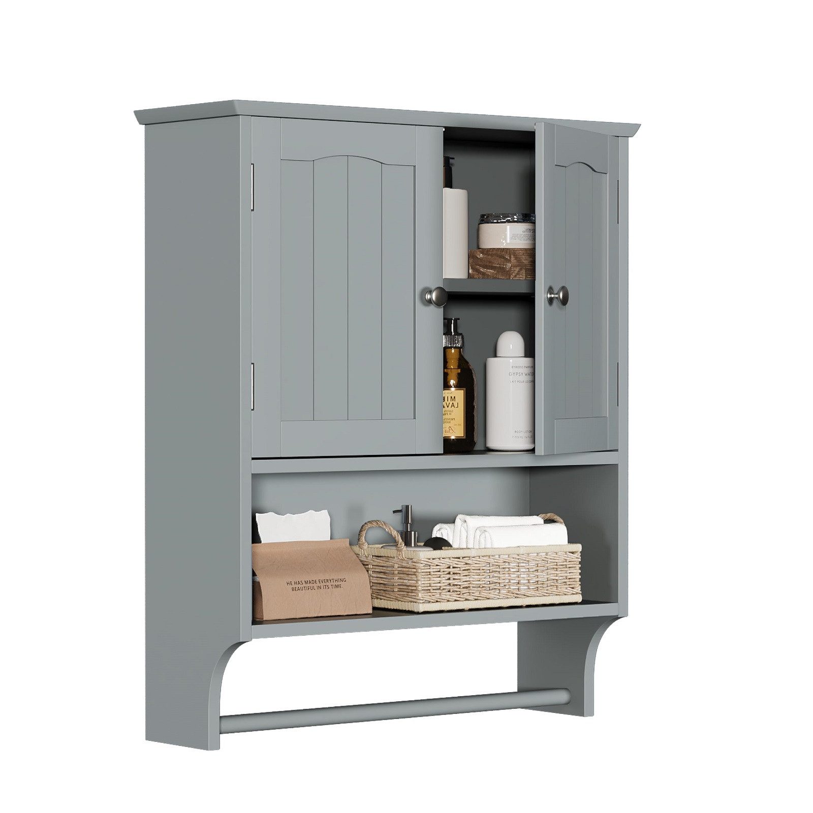 Semiocthome Medizinschrank Wandbadezimmerschrank mit 2 Türen günstig online kaufen