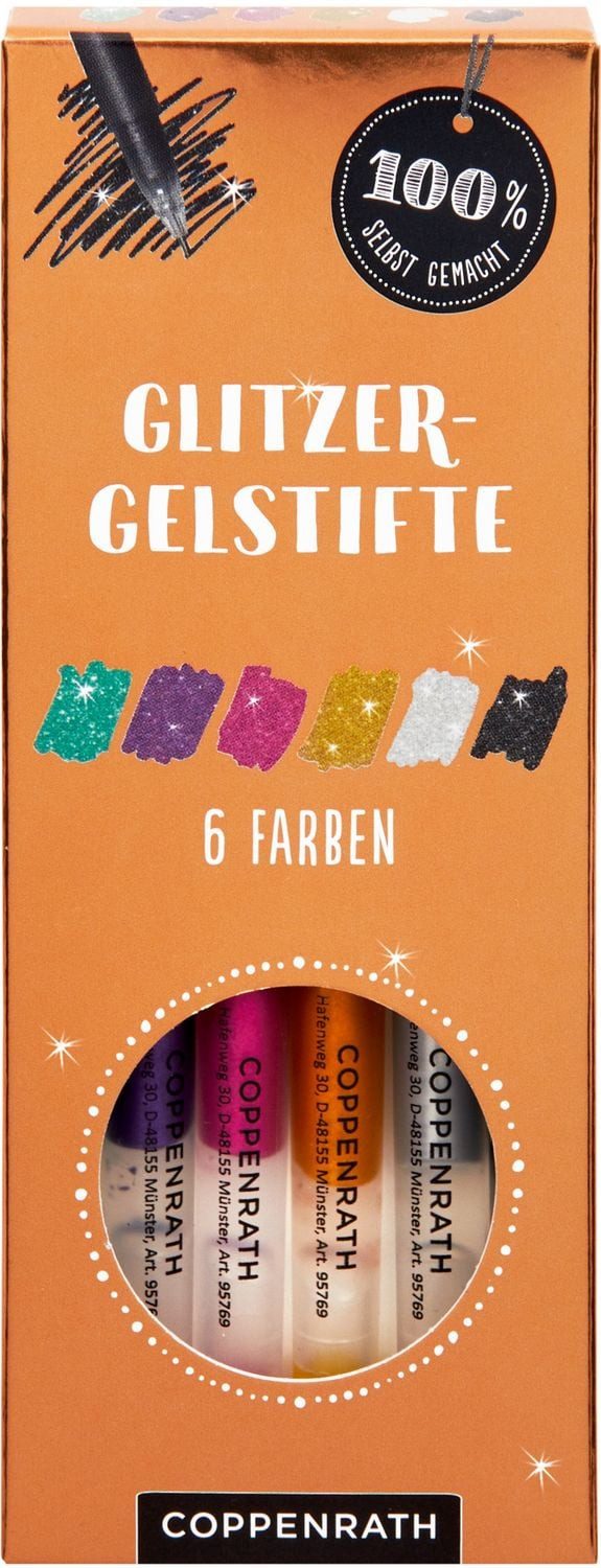 Coppenrath Notizbuch Glitzer-Gelstifte