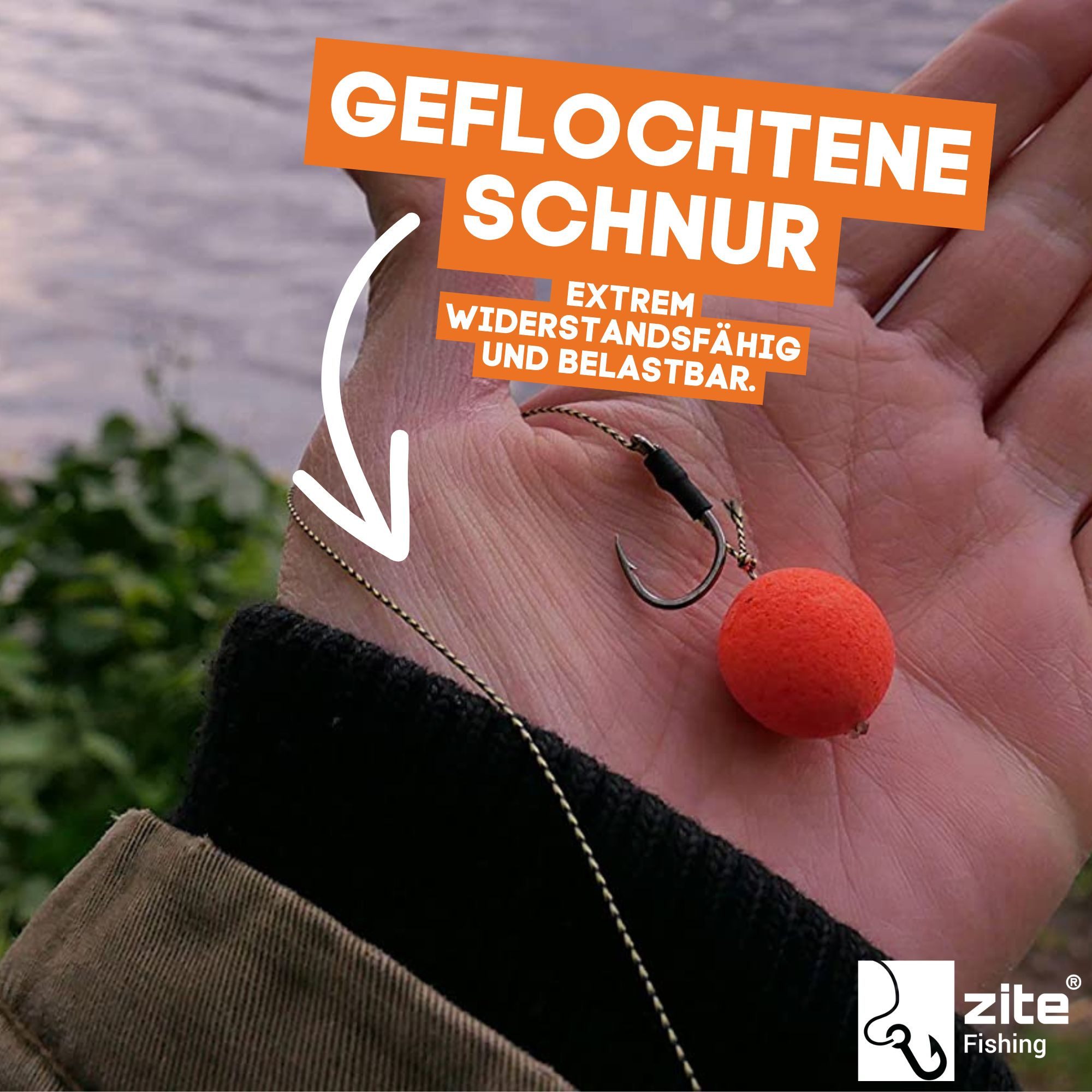 Zite Karpfenhaken Fertig-Gebundene Karpfen-Rigs im Set - 12 Stück #2-8 Boilieangeln