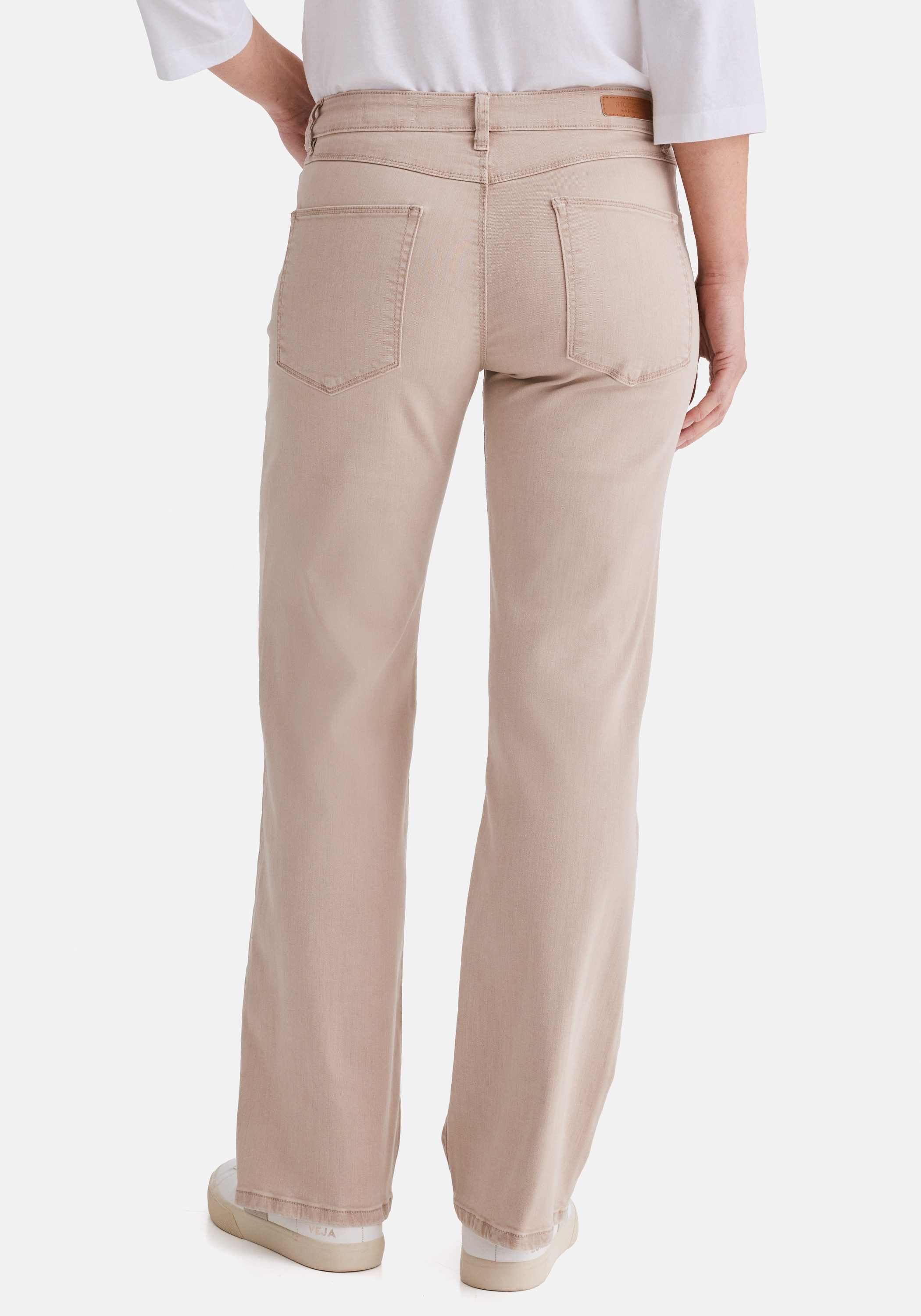 STOOKER WOMEN 5-Pocket-Jeans MARY Denim 5-Pocket Hose Wide Leg Fit Casual Clean Wash Stretch für Damen