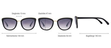 styleBREAKER Sonnenbrille (1-St) Getönt