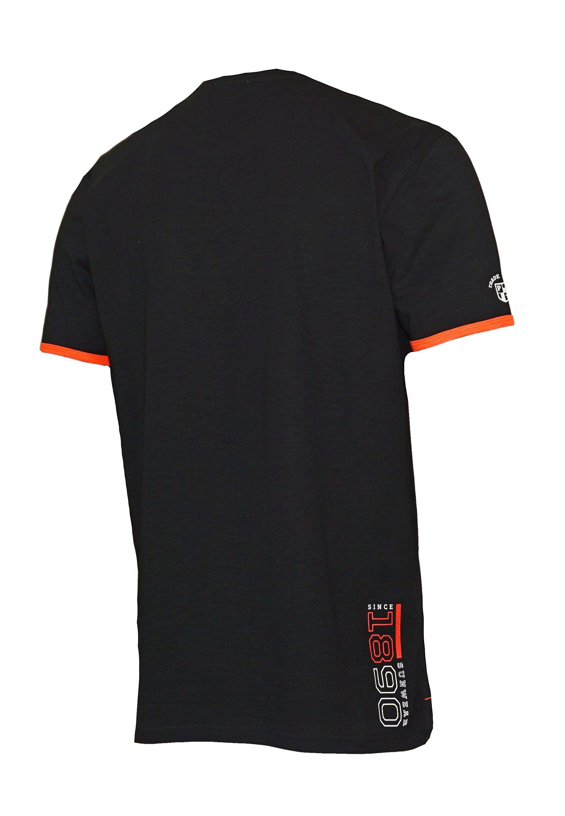 Shirt Assn Emer T-Shirt Polo T-Shirt schwarz U.S.