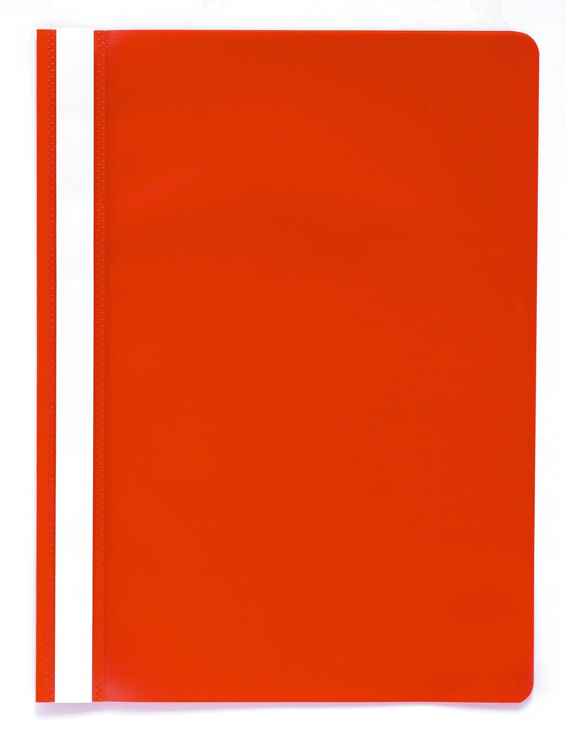 EXACOMPTA Bewerbungsmappe 25x Schnellhefter A4 aus PP - Rot - 449203B, Palstik Schnellhefter