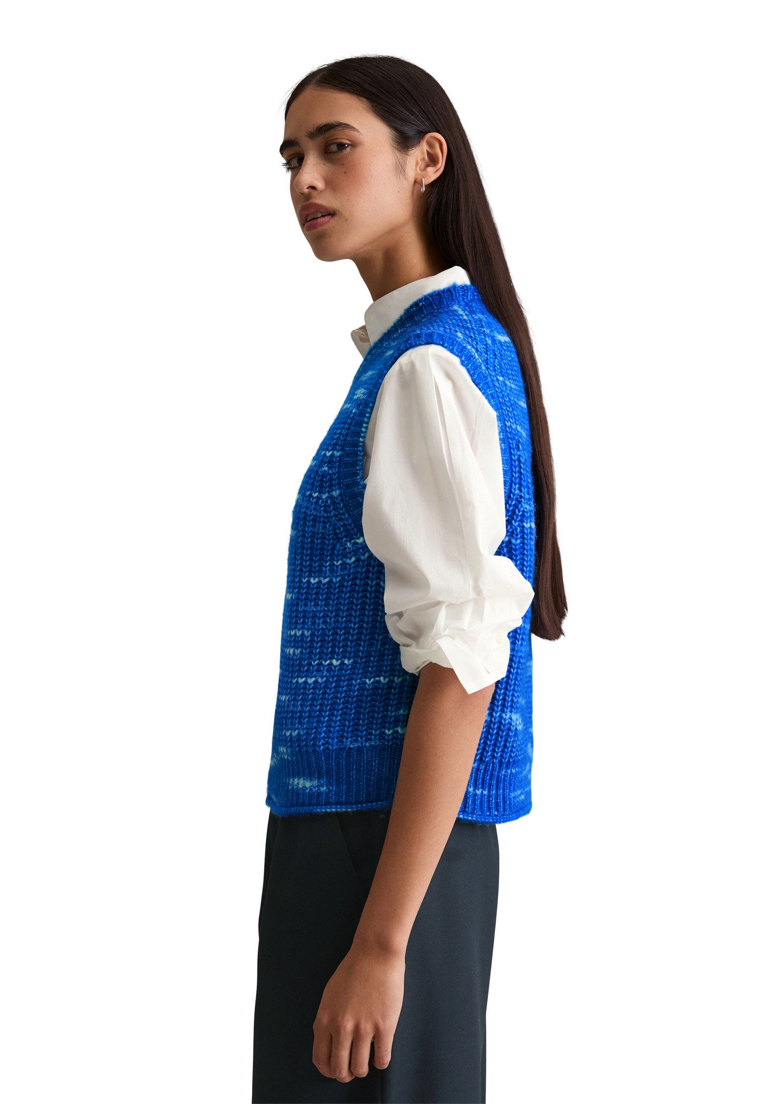 Marc O'Polo DENIM Strickpullover aus softem Schurwolle-Mix