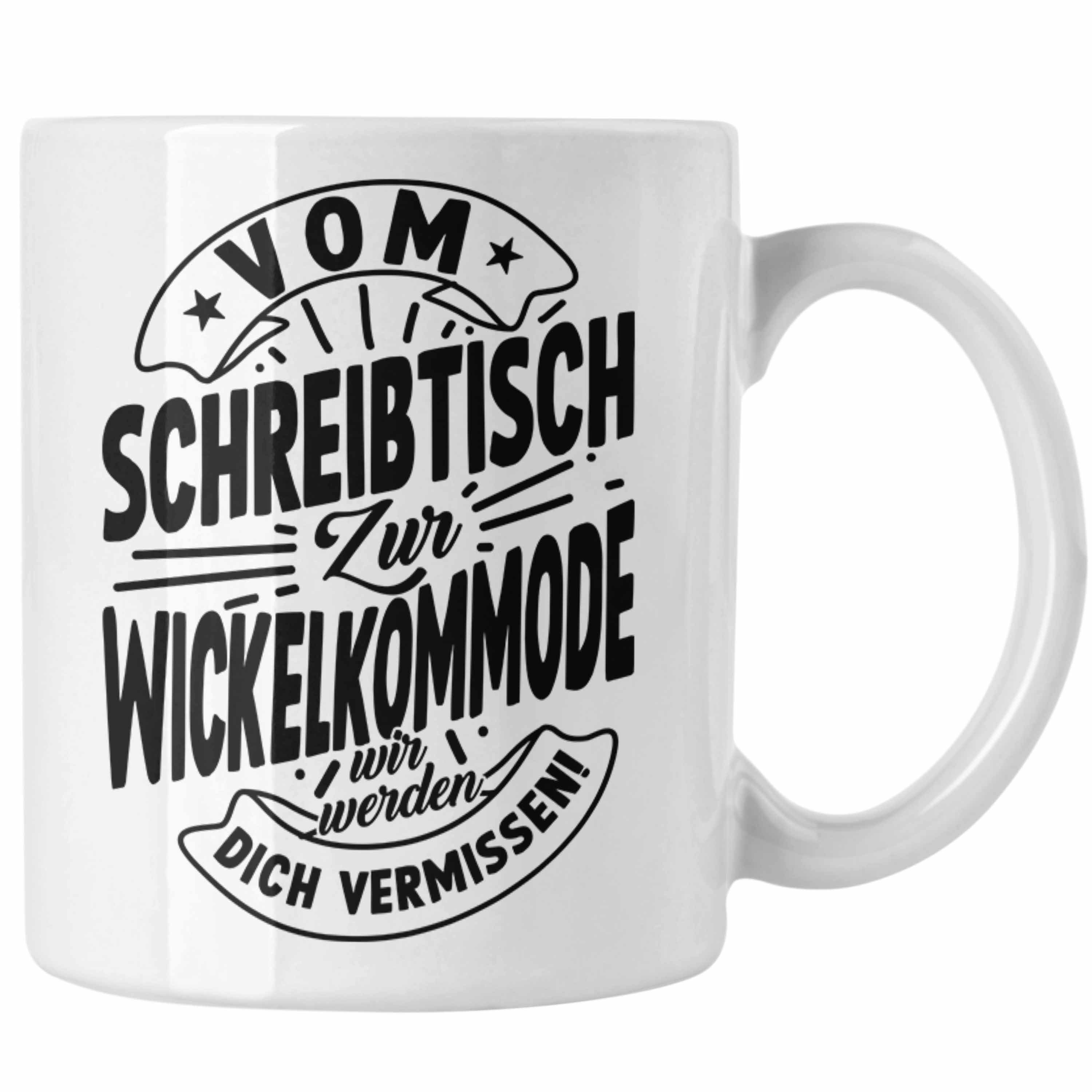 Trendation Kollegi Abschied Weiss Mutterschutz Tasse Mutterschutz Tasse Kaffeetasse Geschenk