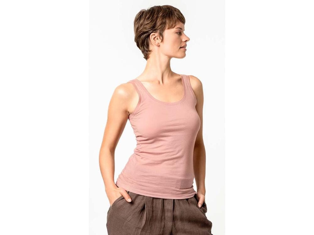 LIVING CRAFTS Tanktop Living Crafts Bio-Damen-Tanktop 'APINI' mit Rundha