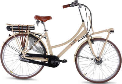 LLobe E-Bike »Rosendaal 3 Lady, 15,6Ah«, 7 Gang Shimano, Nabenschaltung, Frontmotor 250 W