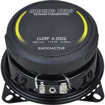 Ground Zero GZRF4.0SQ 10cm Koaxial Lautsprecher Auto-Lautsprecher (70 W, Ground Zero, GZRF4.0SQ, 10cm Koax Lautsprecher)