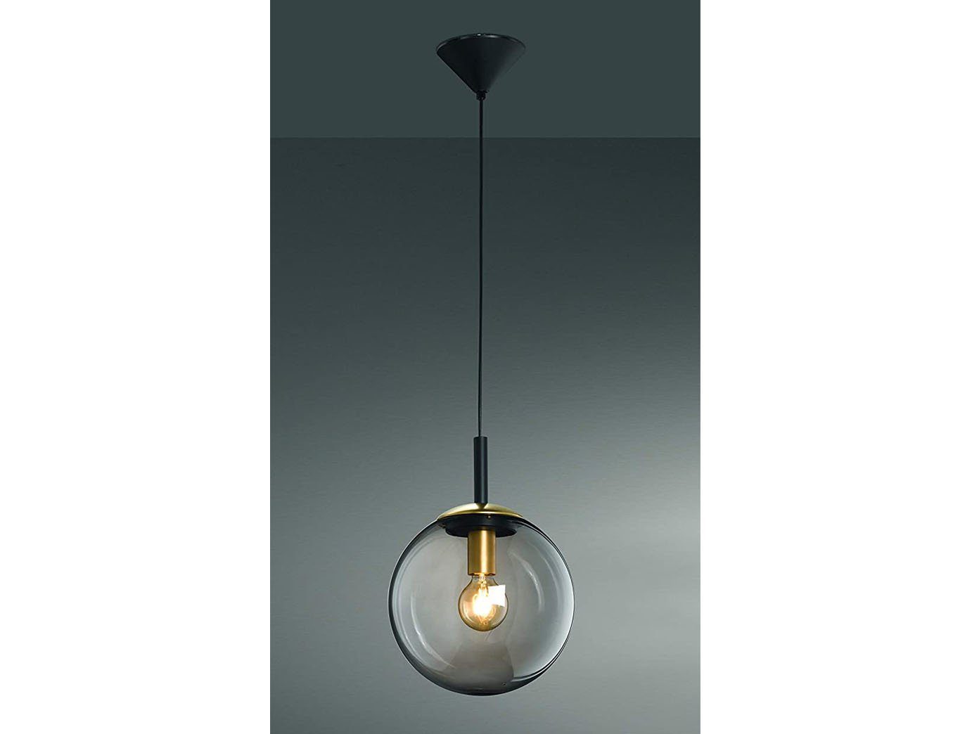 FISCHER & HONSEL LED Pendelleuchte, mit Lampenschirm Rauch-Glas-Kugel,  Kleine Wohnzimmer Esszimmer Küchen-Kugel-Lampe hängend, über Kücheninsel,  Einflammig online kaufen | OTTO