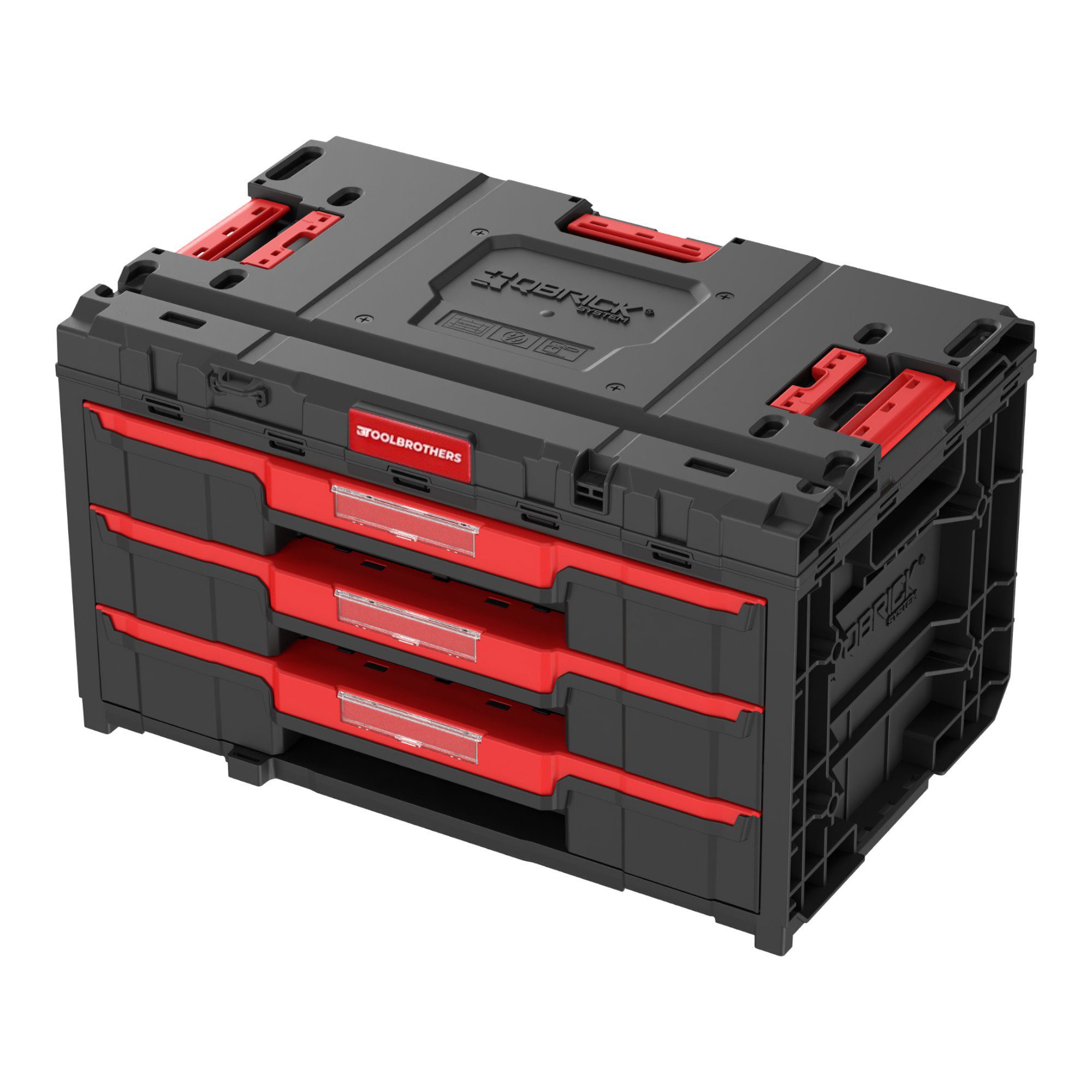 Toolbrothers Werkzeugkoffer RHINO XXL Drawer 3 ECO mit drei Schubläden + Trennwände IP66