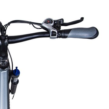 SachsenRAD E-Bike E-Bike Allroad Mountainbike R 10 27,5 Zoll Grau 21 Gang, 21 Gang, Kettenschaltung, Bürstenlos, Herausnehmbarer Akku