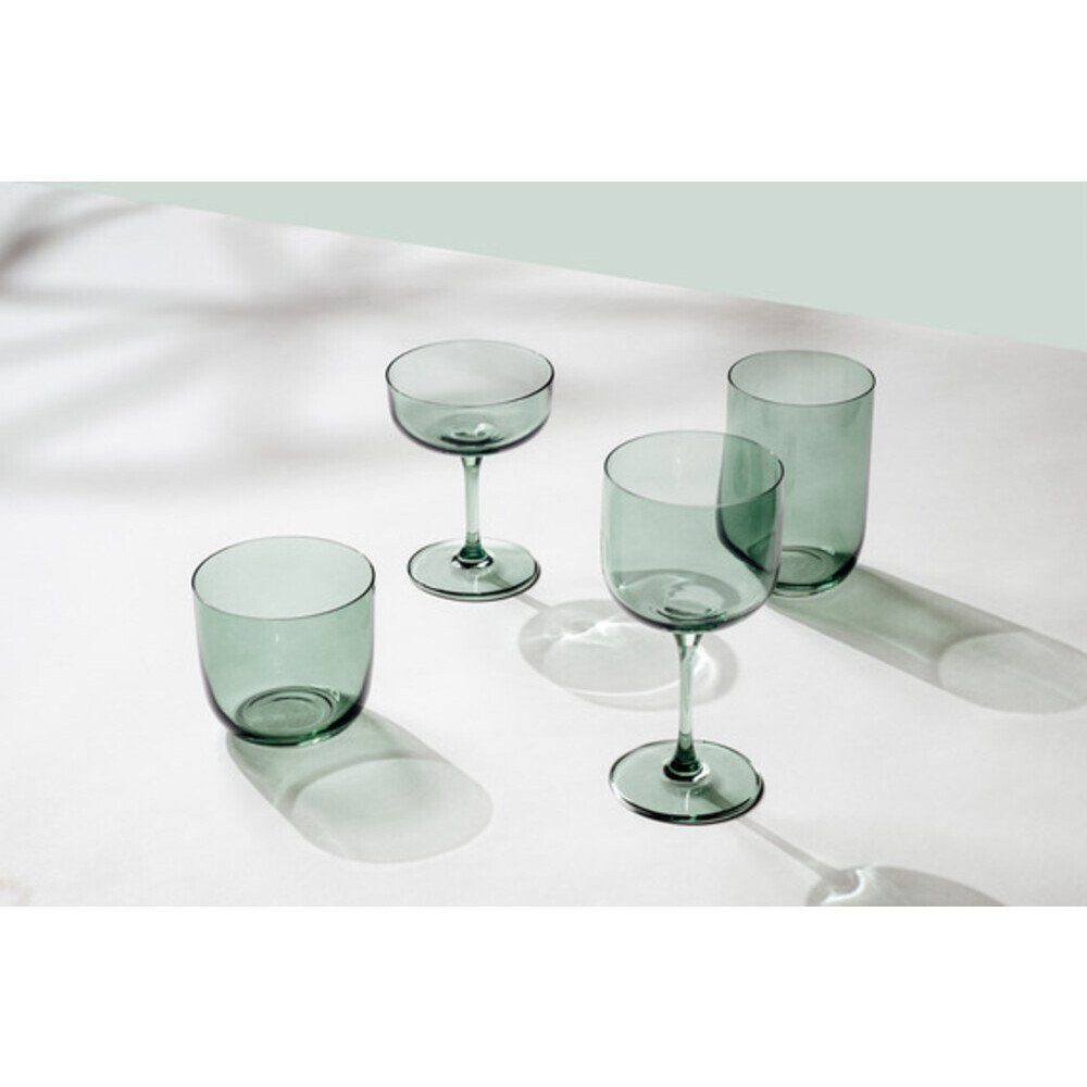 Villeroy & Boch Longdrinkglas Longdrinkbecher 2er-Set Like Sage, 2-tlg., Glas, Longdrinkbecher, 2-tlg., Ø8cm, Glas, grün – Bild 3 von 3
