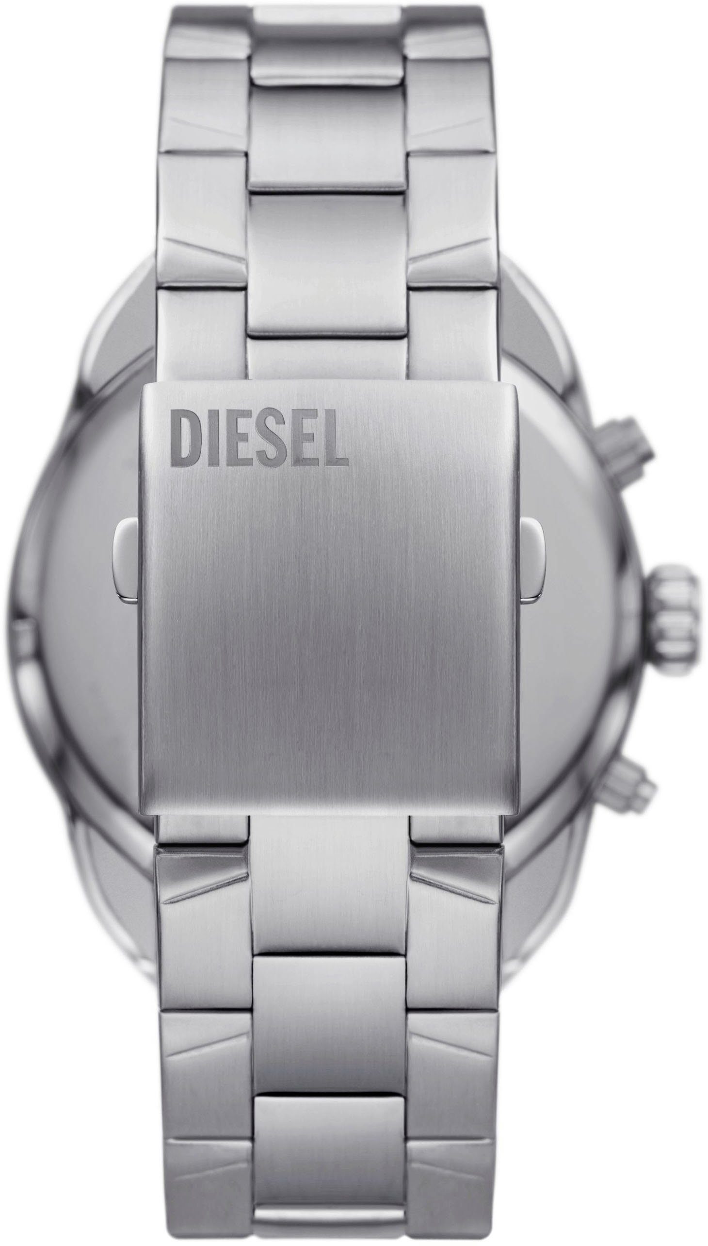 Diesel Chronograph Spiked DZ4655, Quarzuhr, Armbanduhr, Herrenuhr, Stoppfunktion, Edelstahlarmband