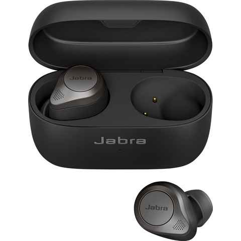 Jabra ELITE 85t Bundle inkl. Wireless-Charging-Pad In-Ear-Kopfhörer (Active Noise Cancelling (ANC), Google Assistant, Siri, Bluetooth, Jabra Advanced ANC - Active Noise Cancellation)