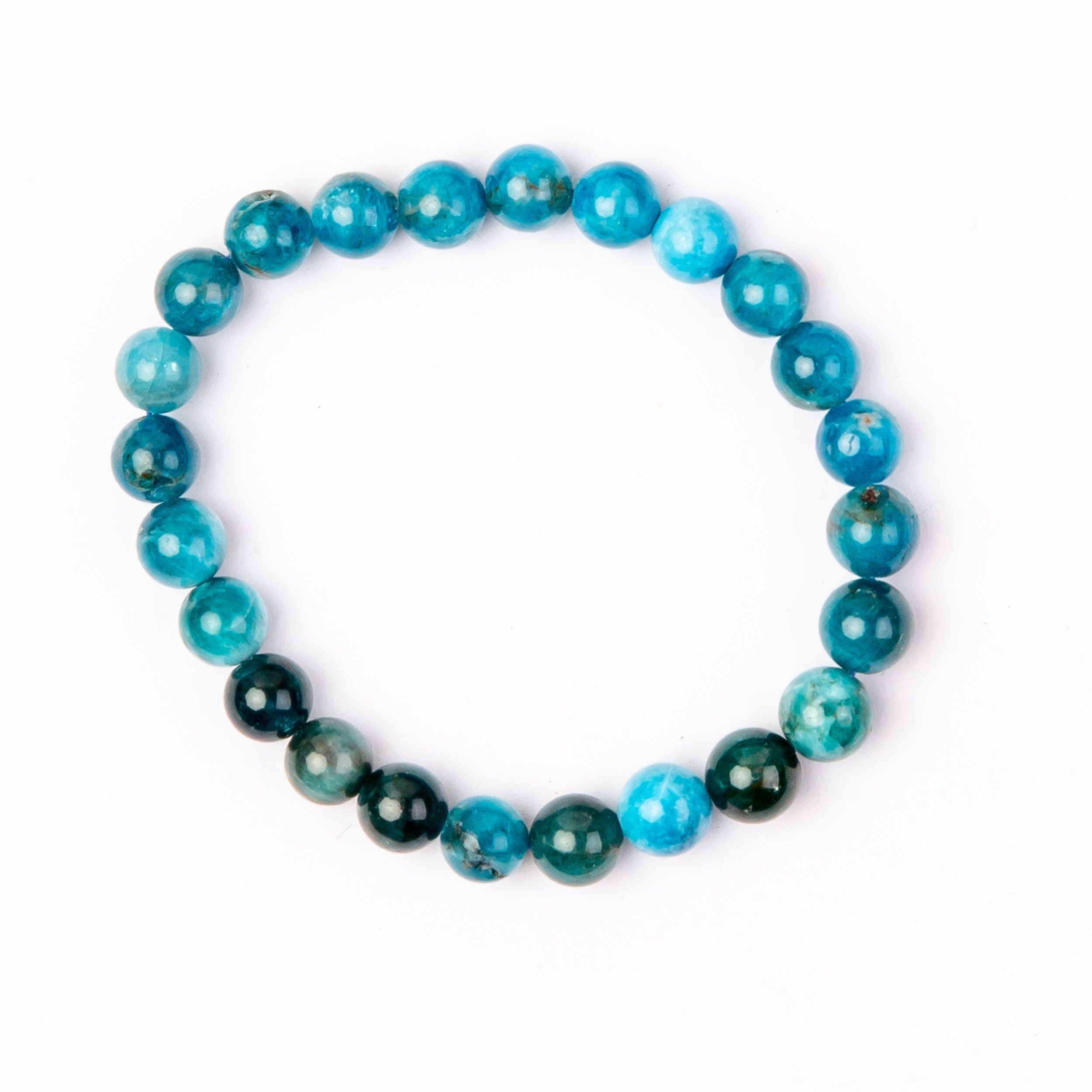 8 Heilstein, mm Chakrastein, Germany, Apatite in 6 oder Armband Vascavi Made Edelstein, mm, Naturstein, Apatit