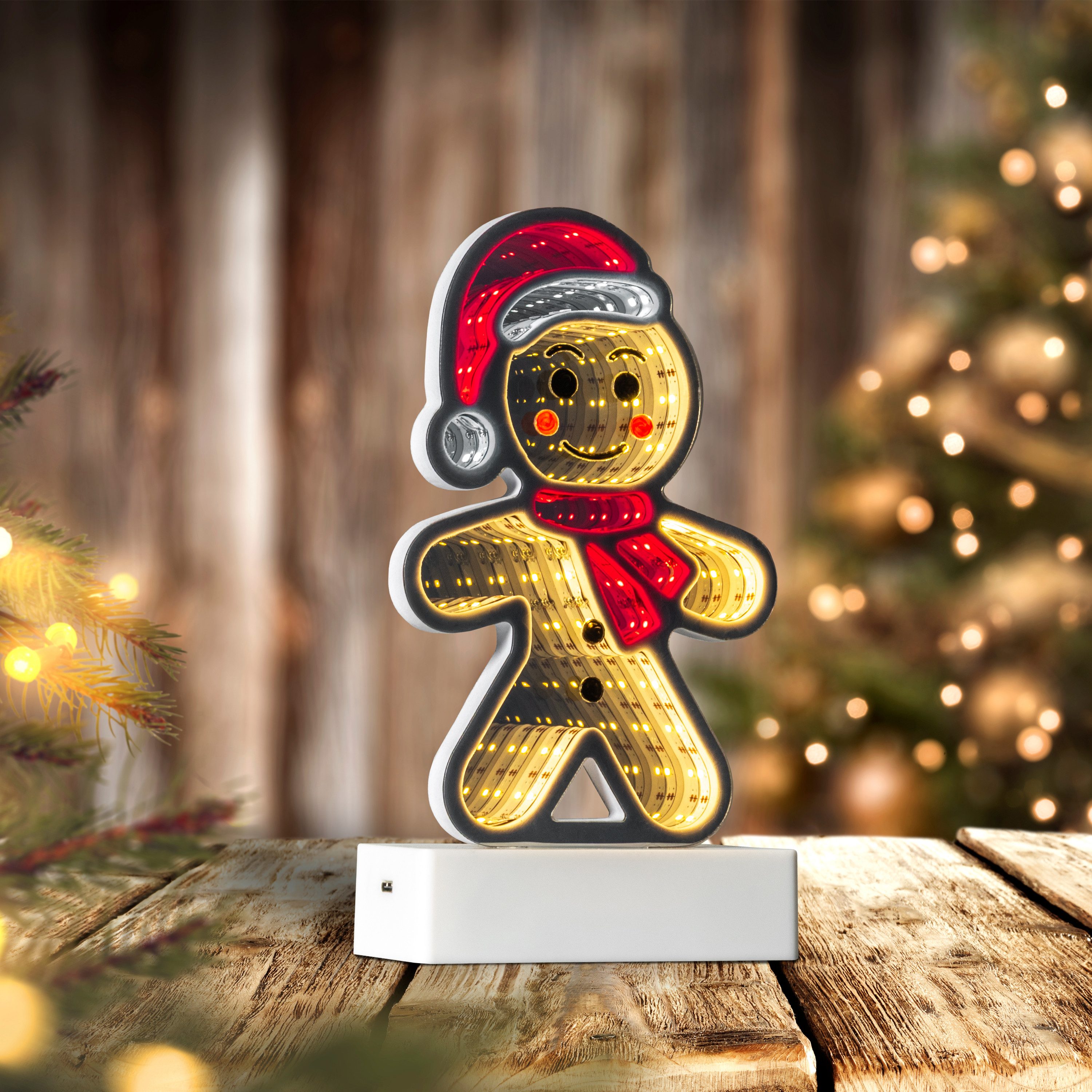 my home LED Dekofigur LED-Lebkuchenmann Evaya, LED fest integriert, Warmwei günstig online kaufen