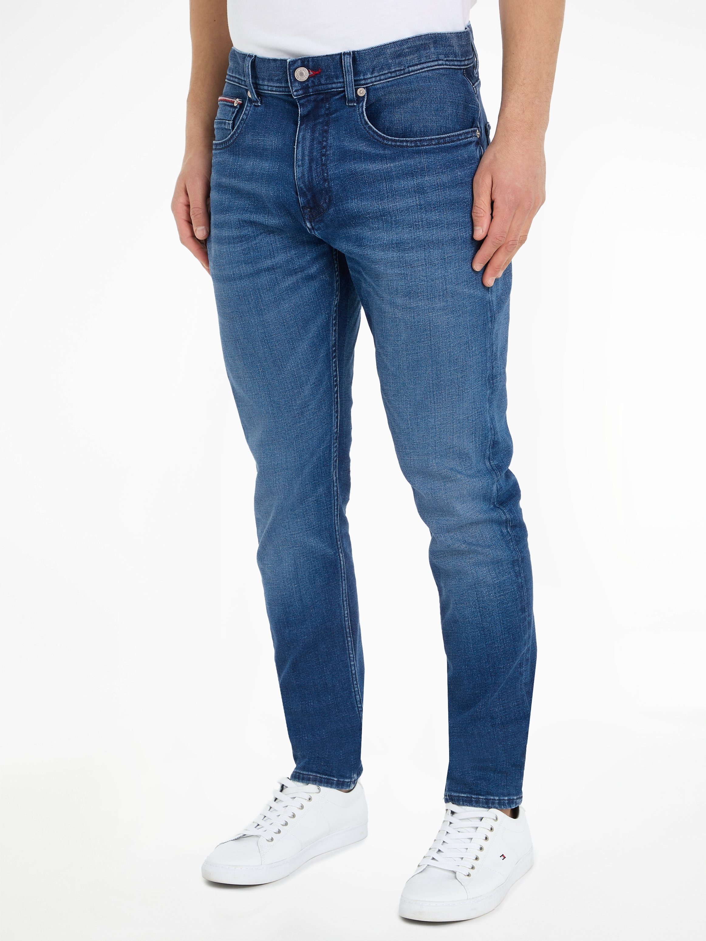 Tommy Hilfiger 5-Pocket-Jeans TAPERED HOUSTON Fadden Blue