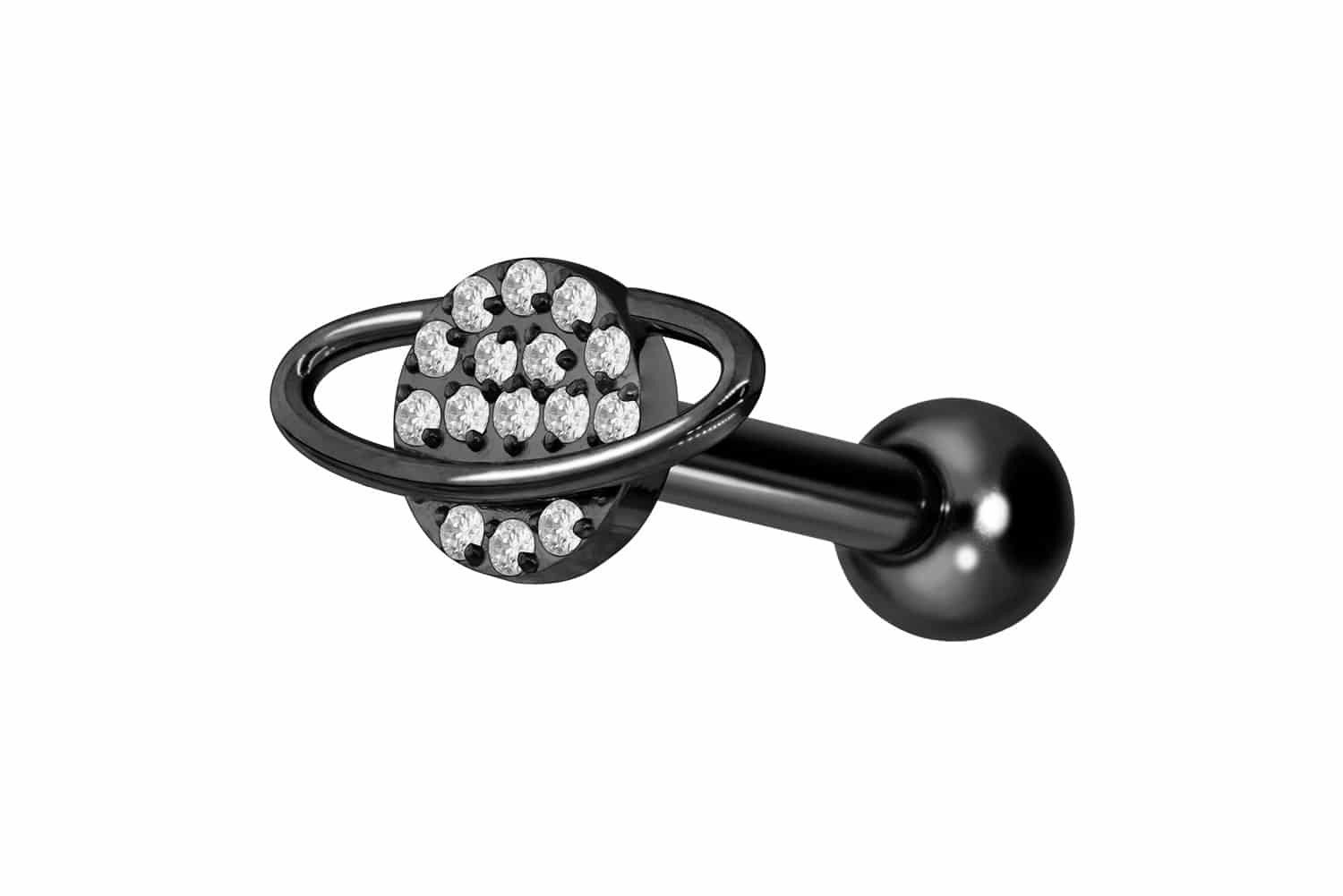 Piercing-Set Titan Ohrpiercing mit Innengewinde KRISTALLPLANET