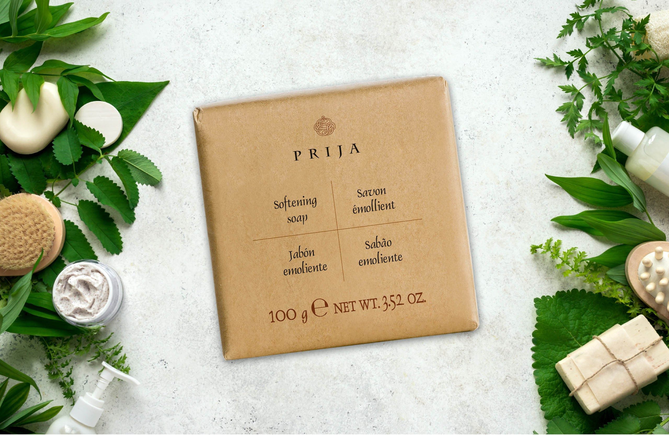 PRIJA Handseife PRIJA pflanzliche Seife mit Glycerin, FEUCHTIGKEITSSPENDEND, 1-tlg.