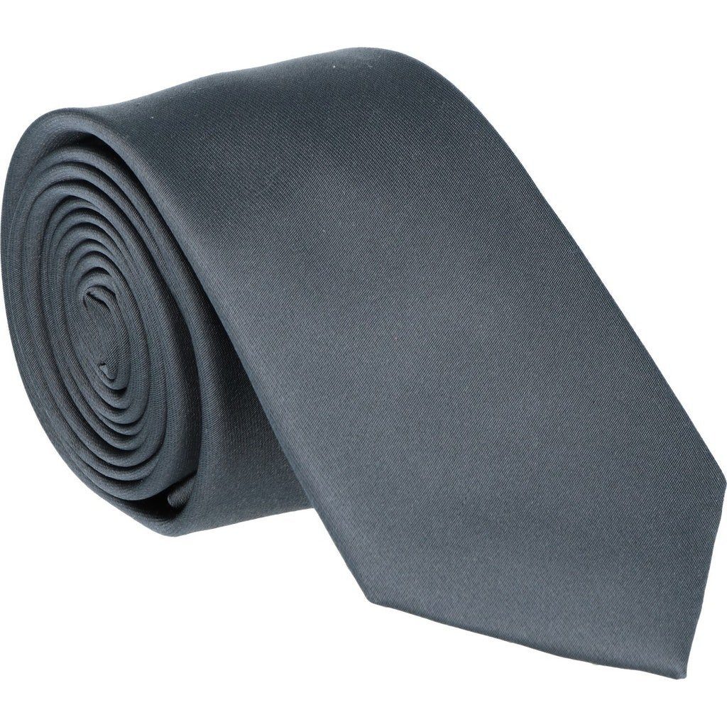 WILLEN Krawatte mittelgrau