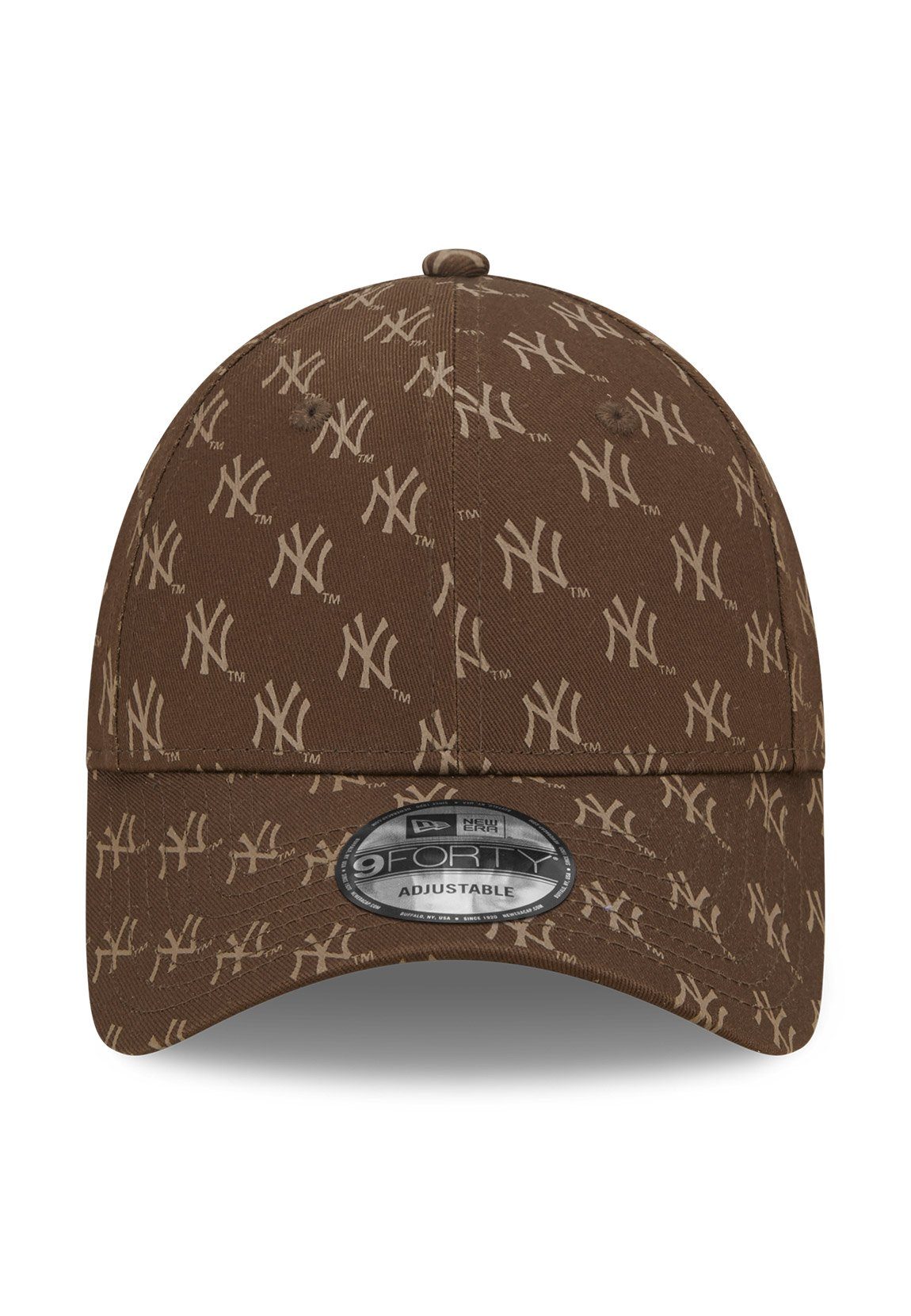 New Era Baseball Cap New Era Monogram 9Forty Adjustable Cap NY YANKEES Braun