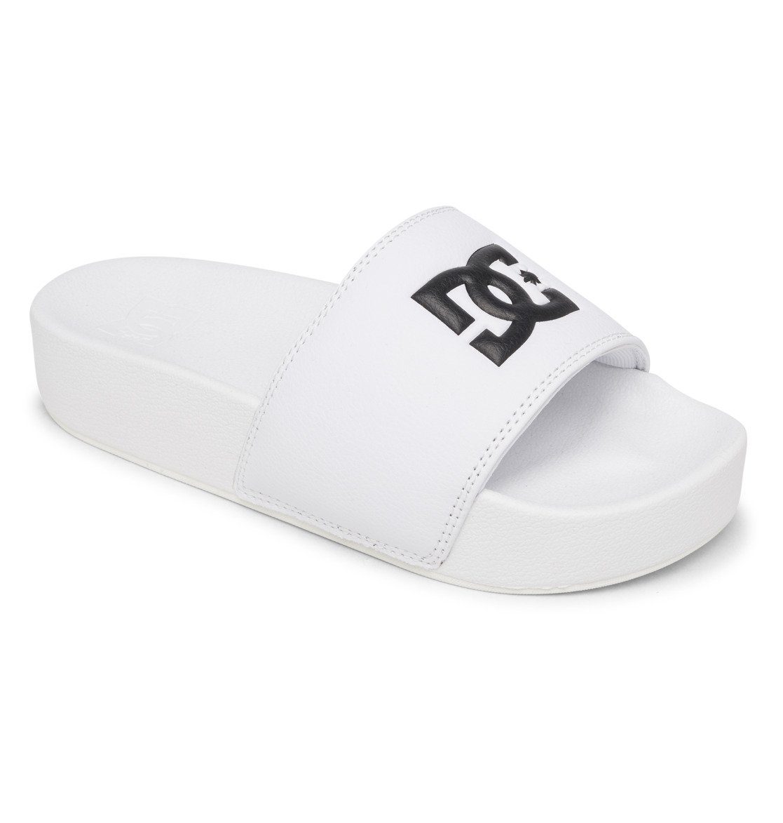 DC Shoes DC Slide Sandale White/White/Black