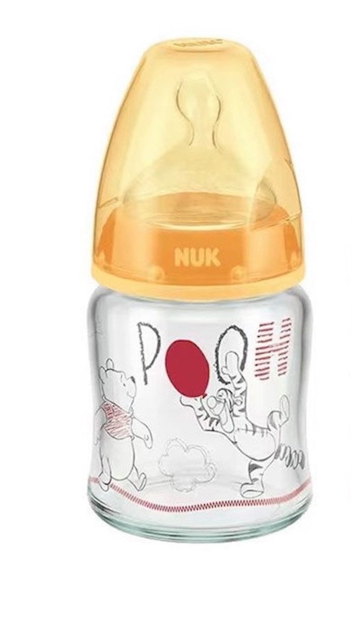 NUK Babyflasche NUK First Choice Babyflasche, Glasflasche 120ml