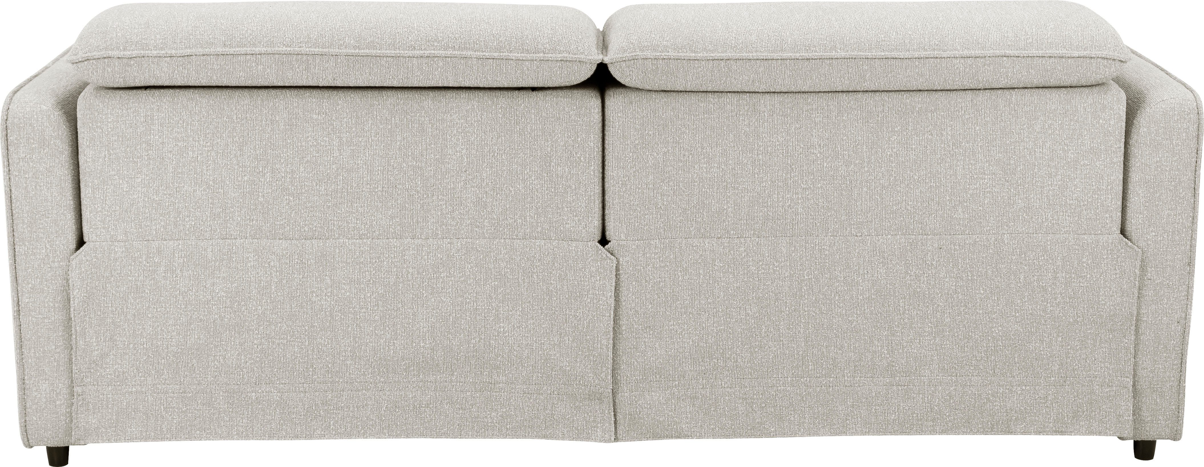OTTO home 2-Sitzer KYLLY XXL 208 cm - OTTO. Verlässliche Qualität., elektr. Relaxfunktion, verstellb. Kopfteil, USB, Federkern, Struktur