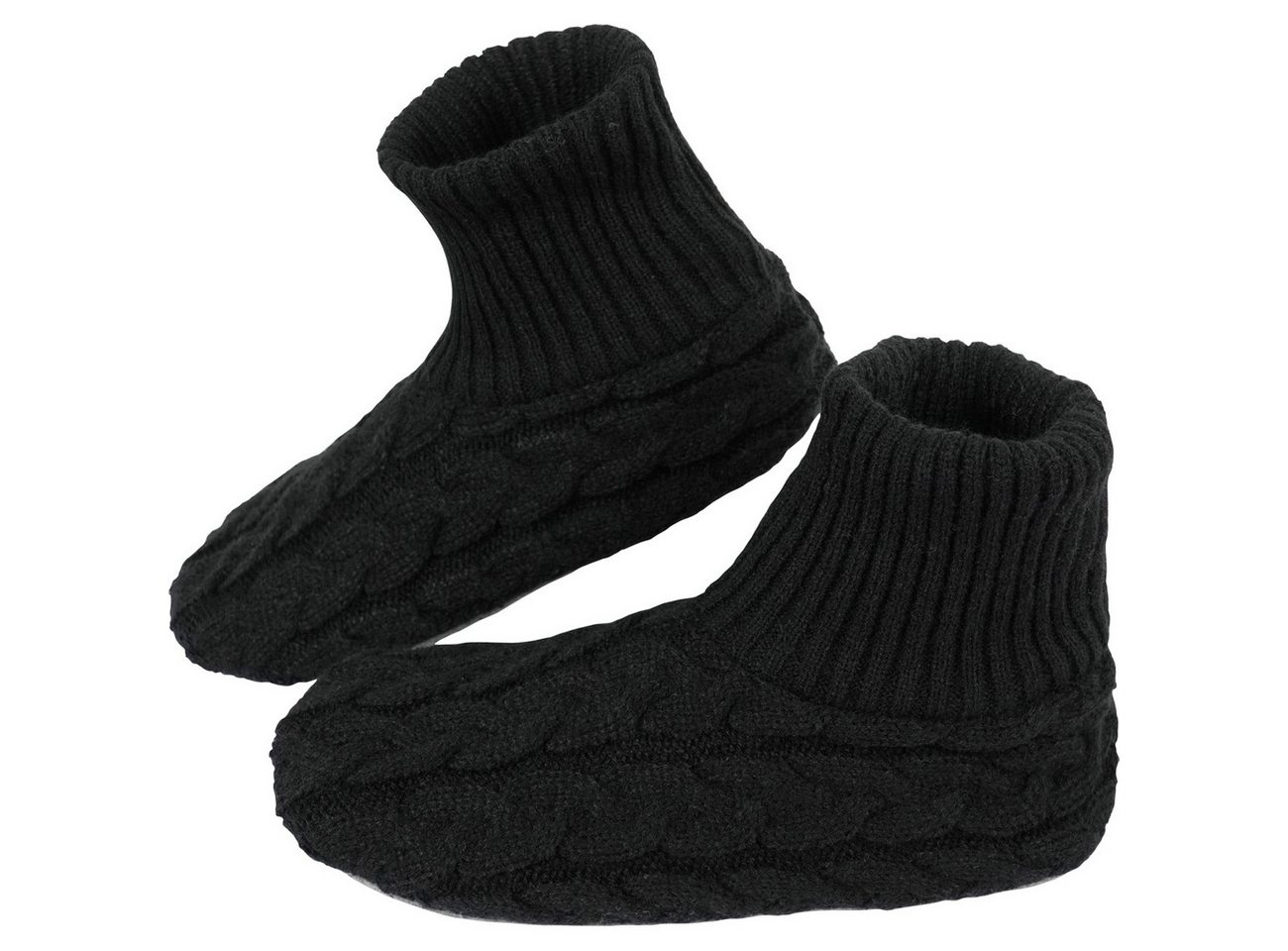 Coonoor Haussocken Flauschige Hausschuh-Socken für Damen rutschfeste Socken (1-Paar) weich und komfortabel, Hausschuhsocken mit weicher Sohle